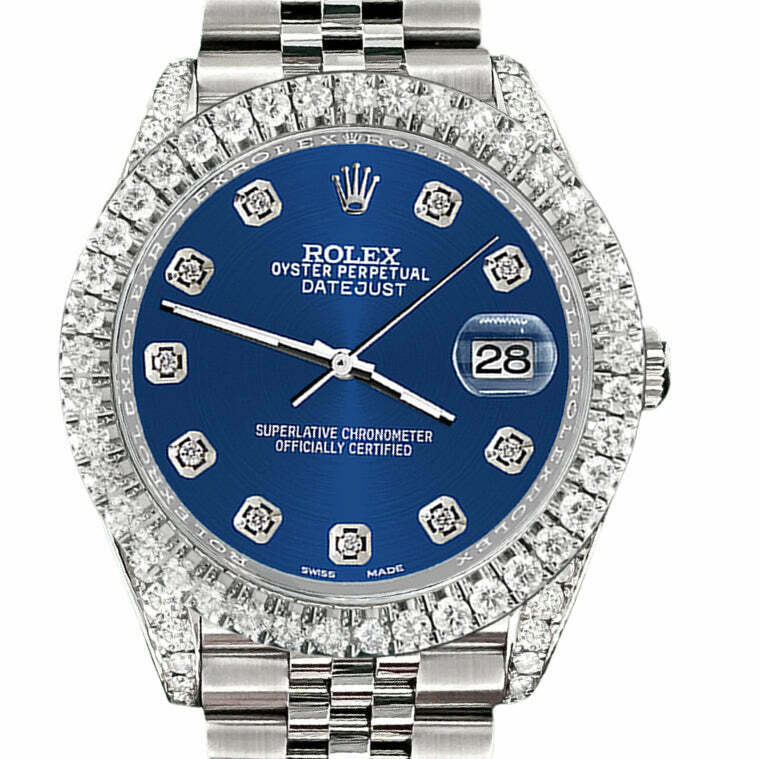 Rolex Datejust Diamond Bezel/Lugs/Cobalt Blue