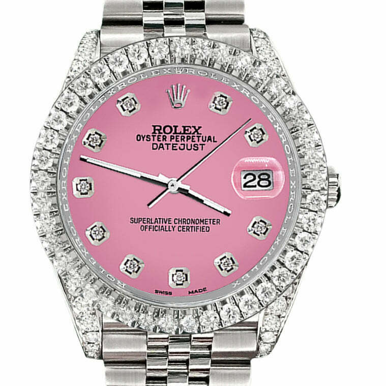 Rolex Datejust  Diamond Bezel/Lugs/Hot Pink