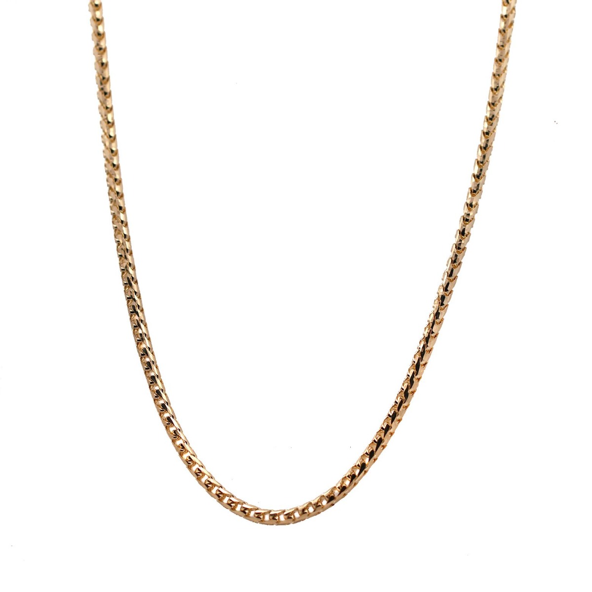 14k Solid Franco Chain with Lobster Clasp