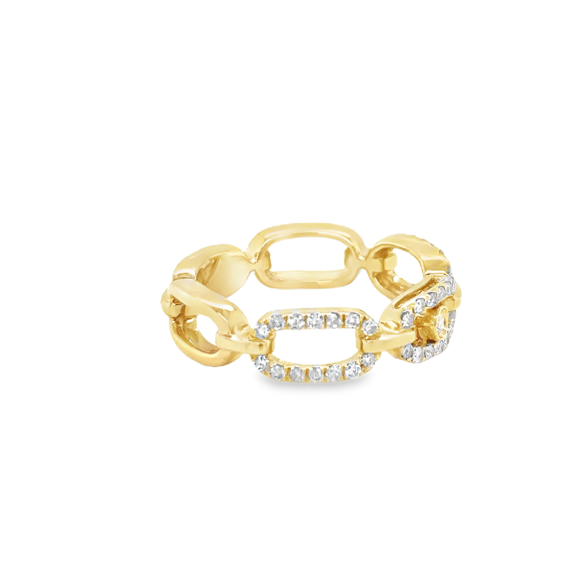 14K Yellow Gold Together Forever 0.40ctw Diamond Ring 
