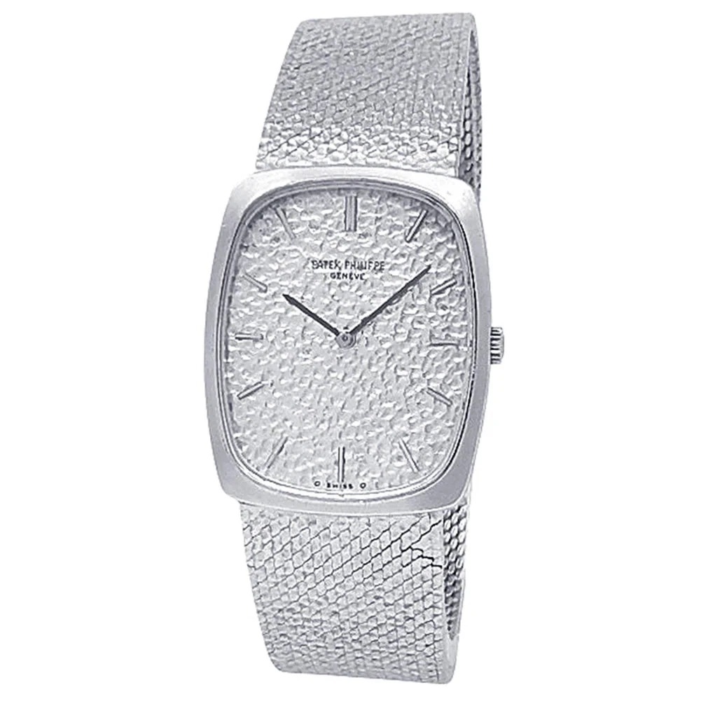 Patek Philippe Ellipse 18k White Gold Manual Silver Men’s Watch