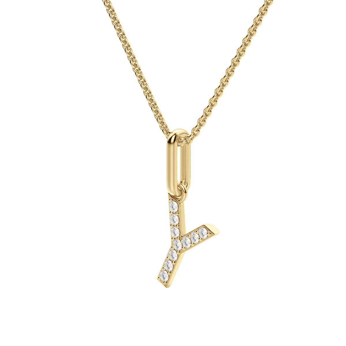 “Y” Initial Pendant