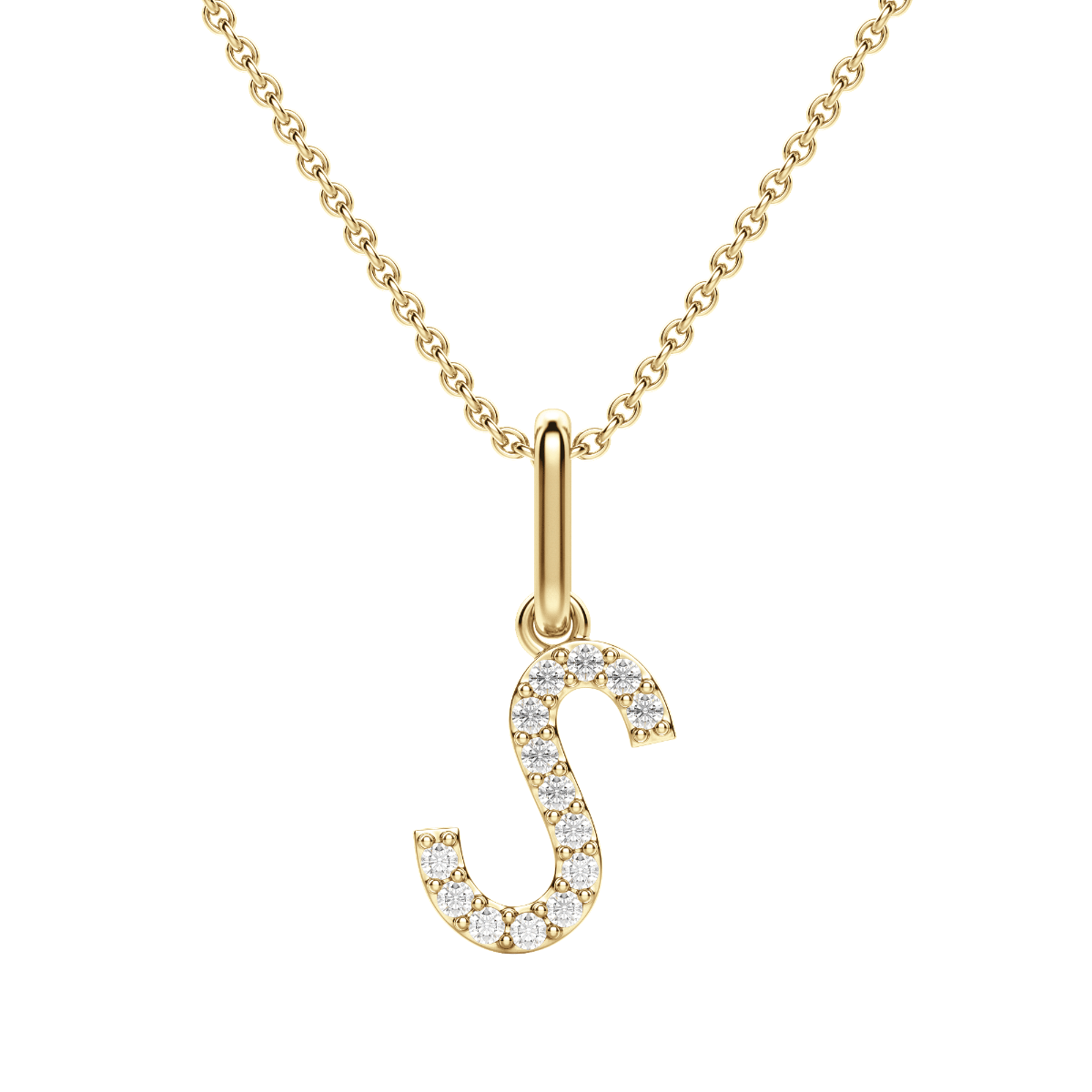 “S” Initial Pendant