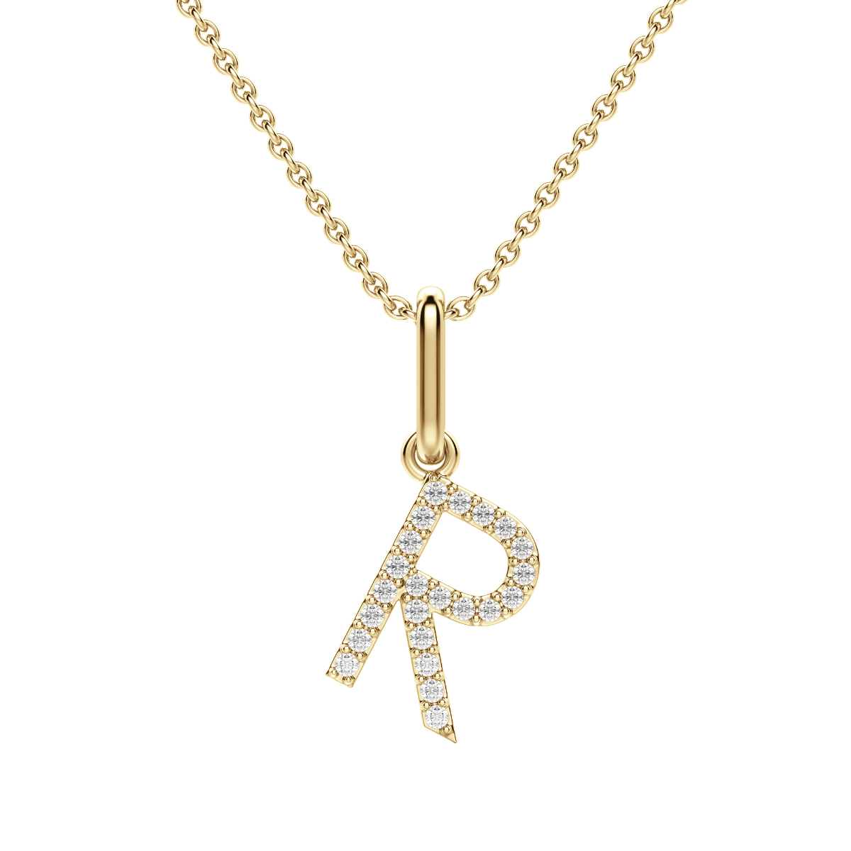 “R” Initial Pendant