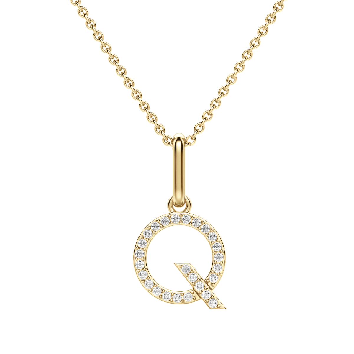 “Q” Initial Pendant