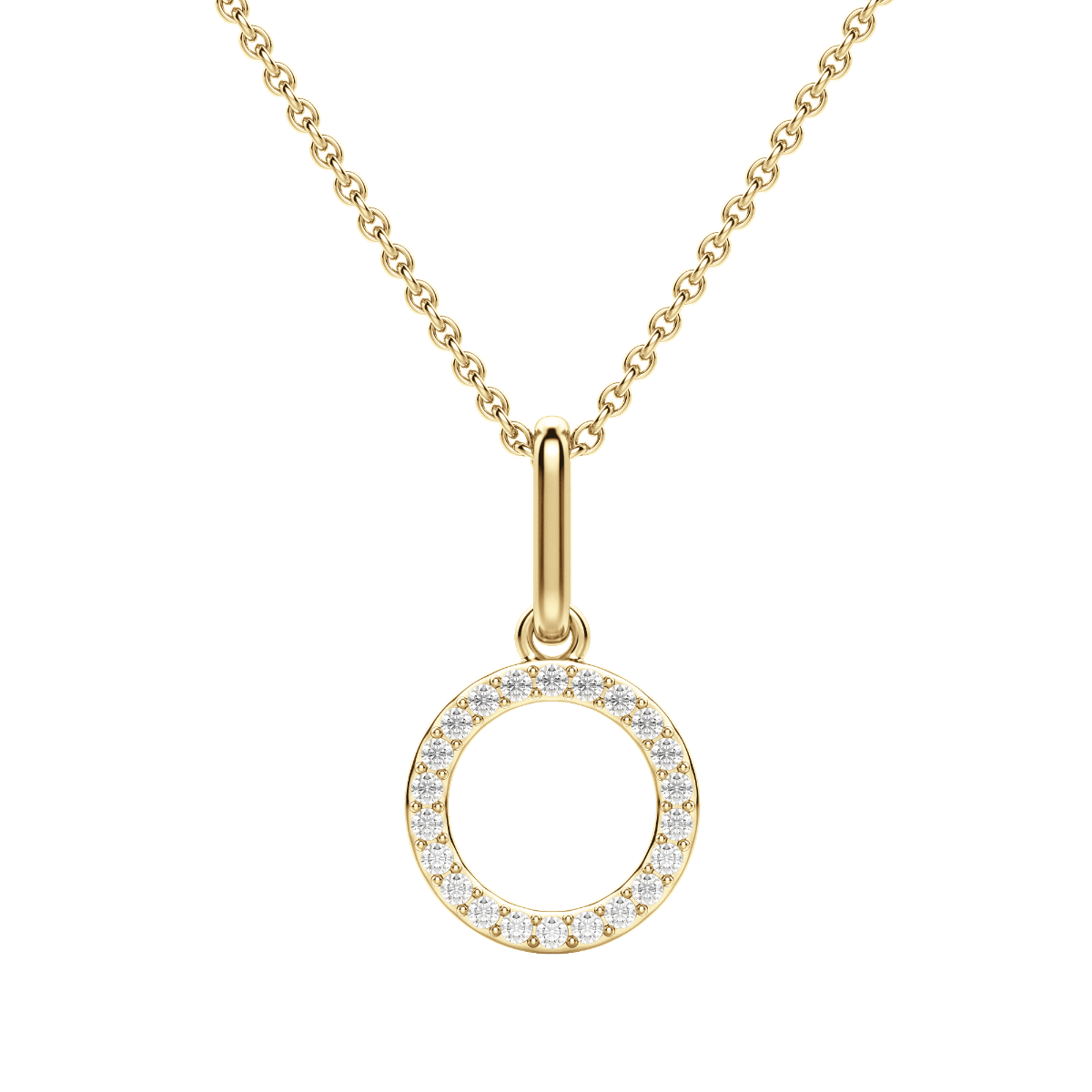 “O” Initial Pendant