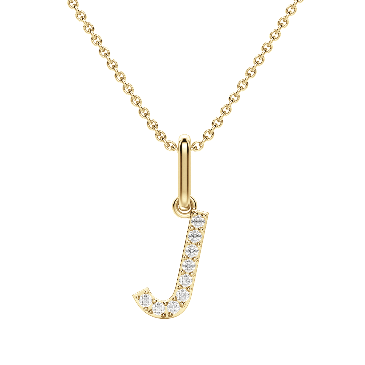 “J” Initial Pendant