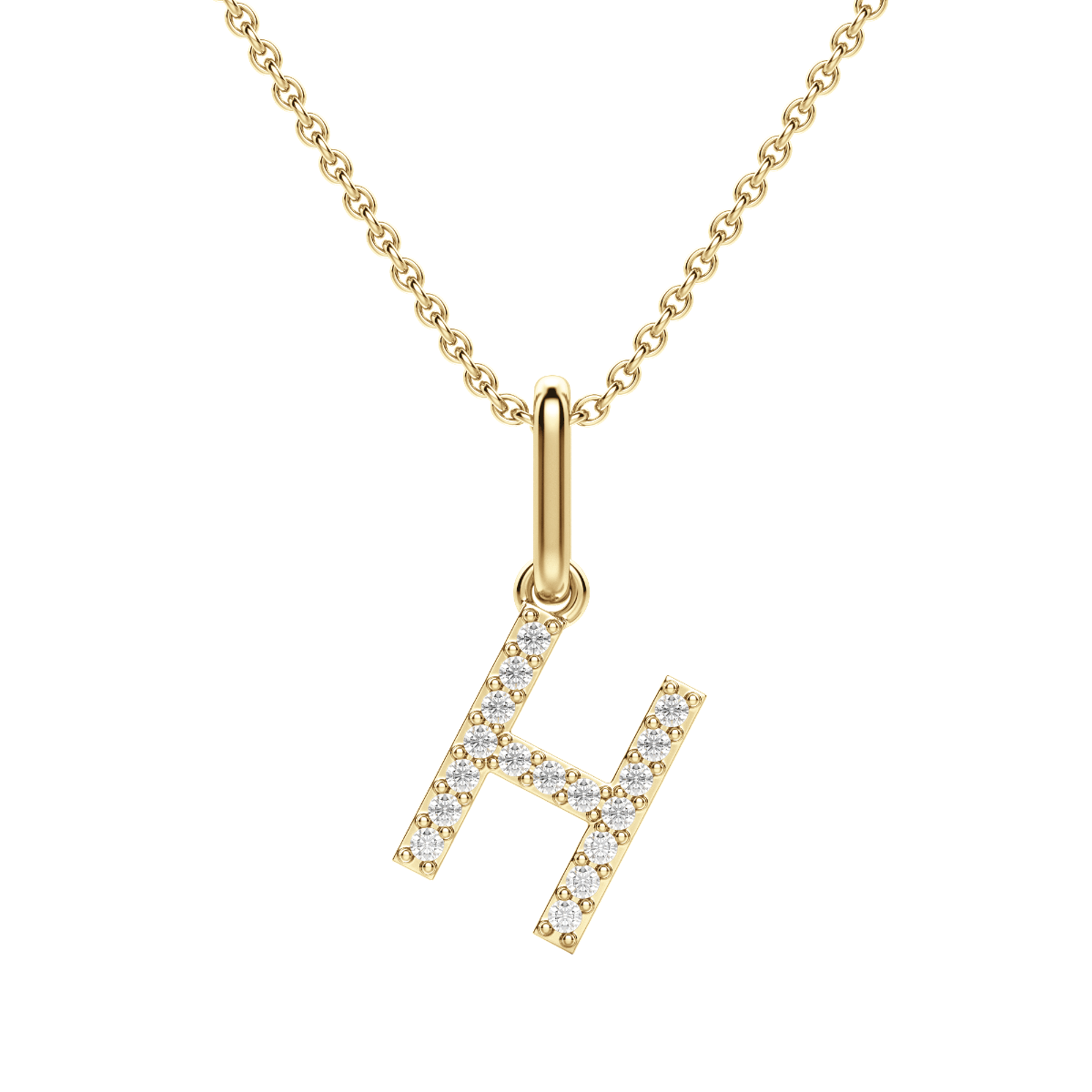 “H” Initial Pendant