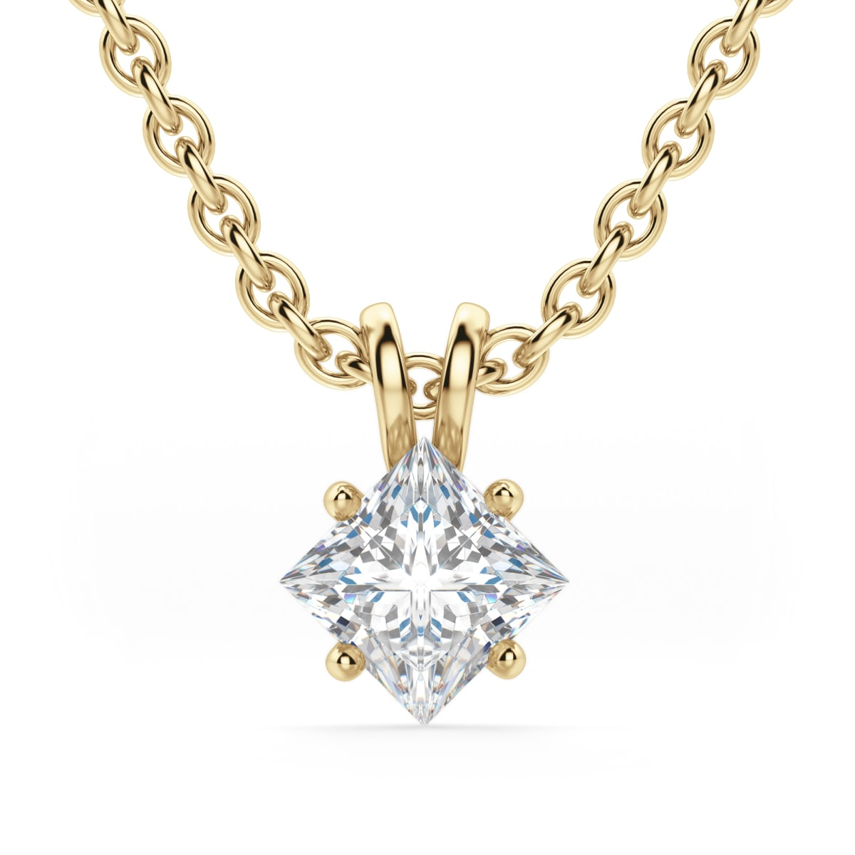 Kite Set Pendant Princess Cut