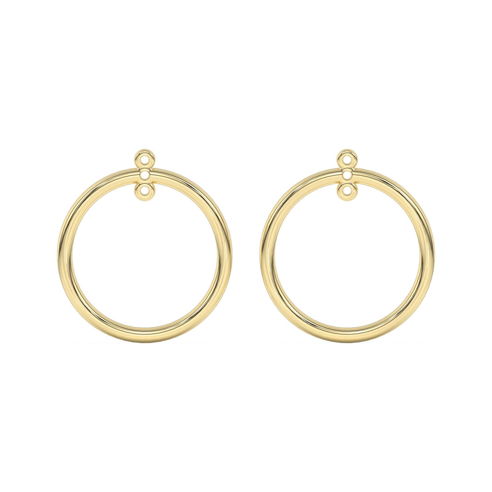 Simple Statement Hoop Stud Enhancers