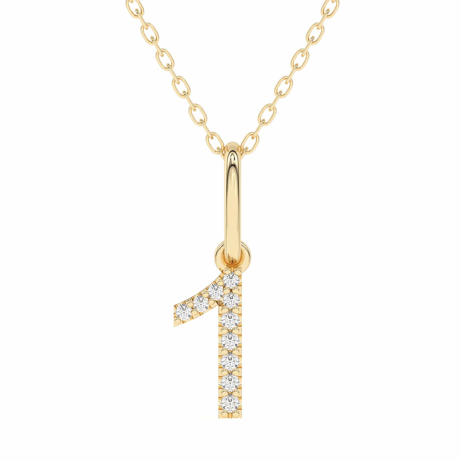 “1” Number Pendant