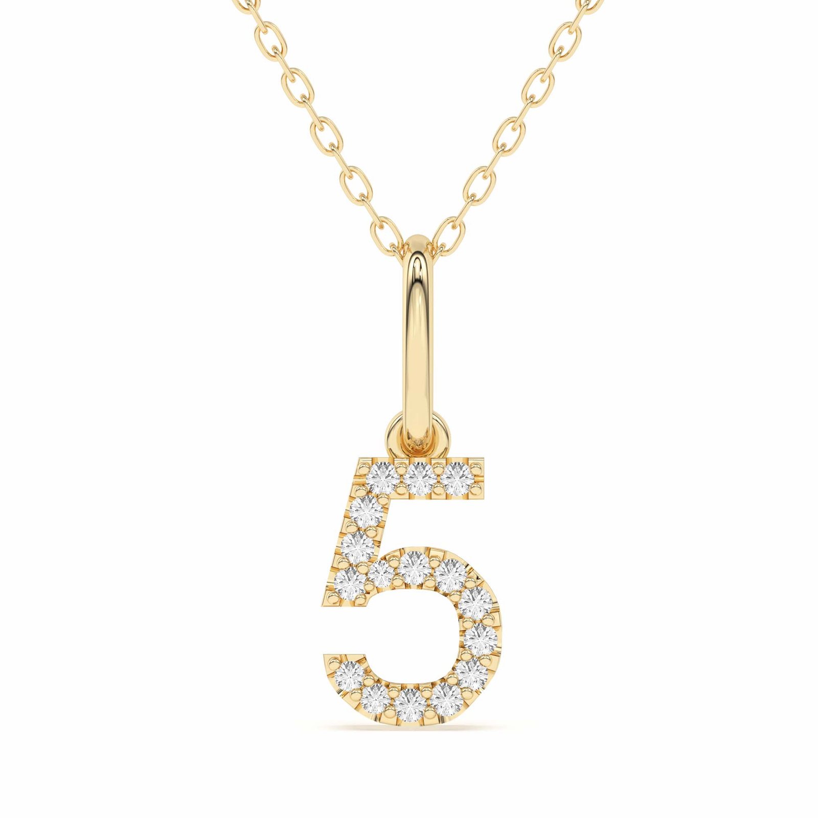 “5” Number Pendant