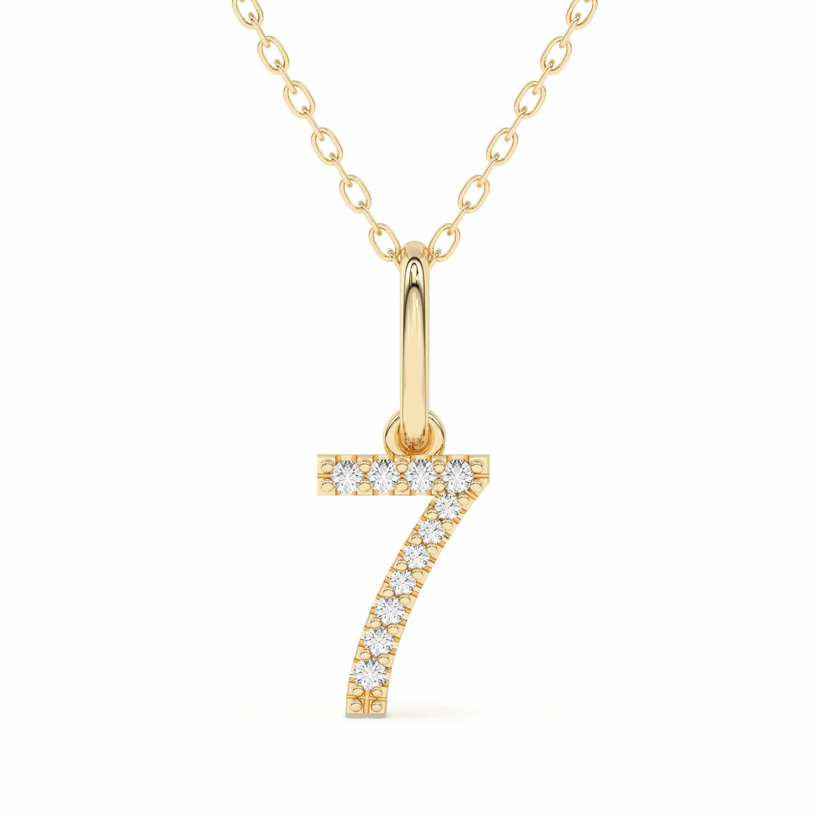 “7” Number Pendant