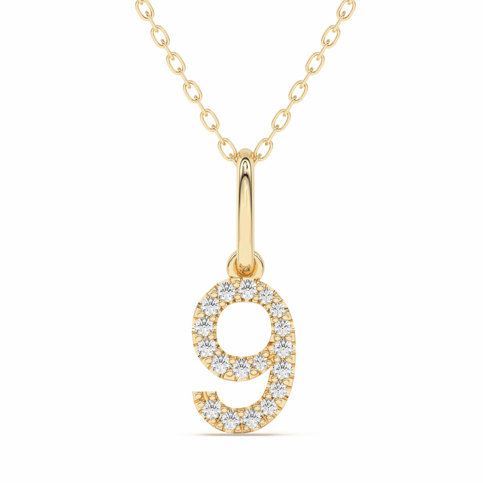 “9” Number Pendant