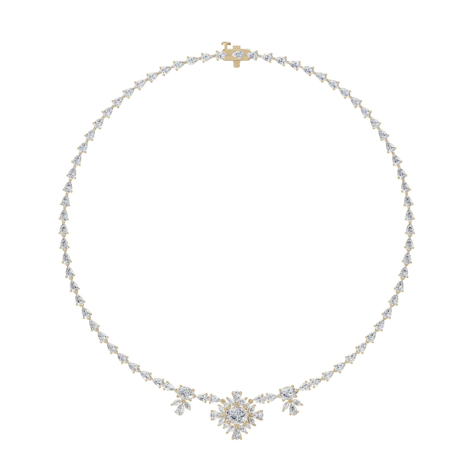 Ardent Cluster Necklace