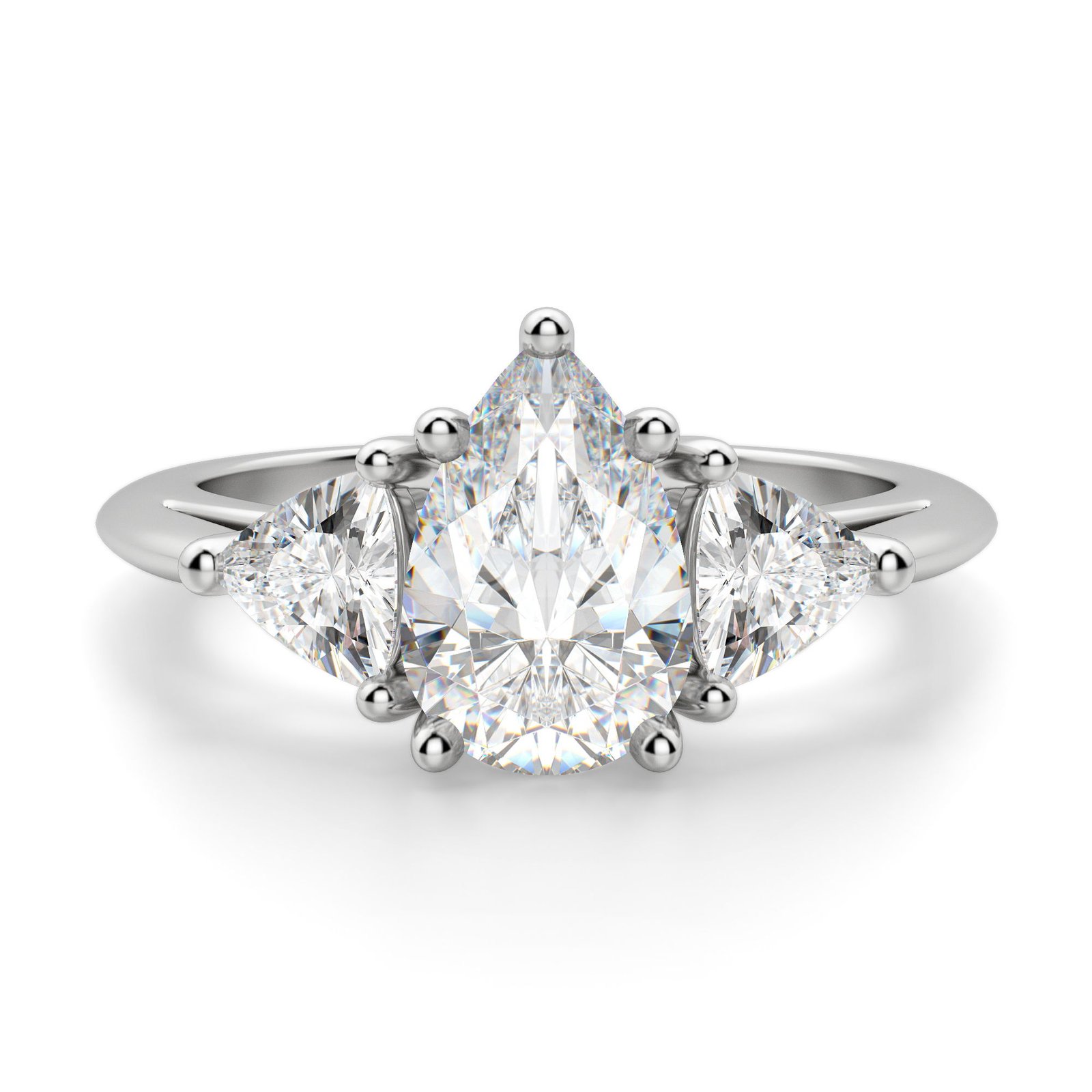 Timeless Pear Cut Engagement Ring