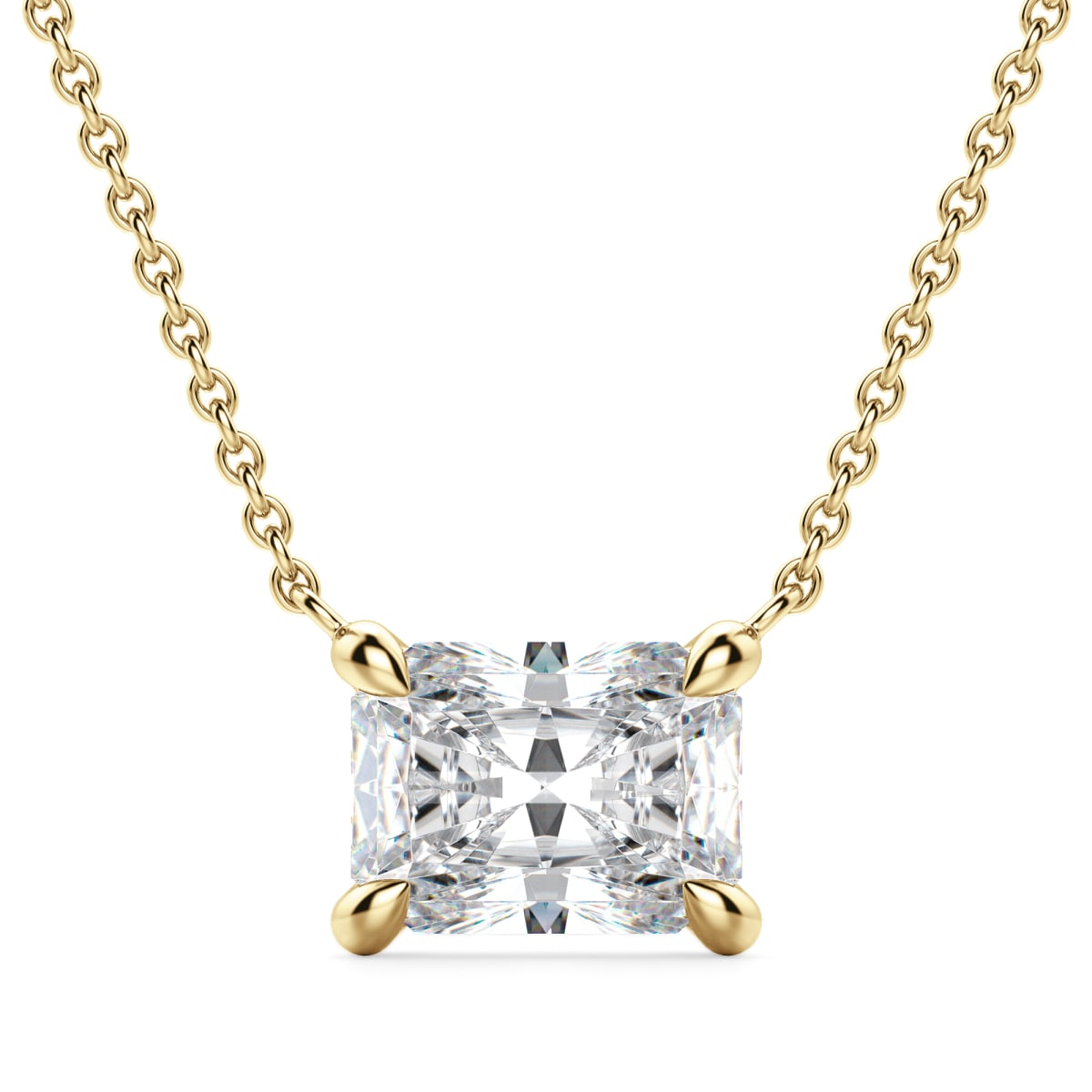 East-West Necklace Radiant Cut