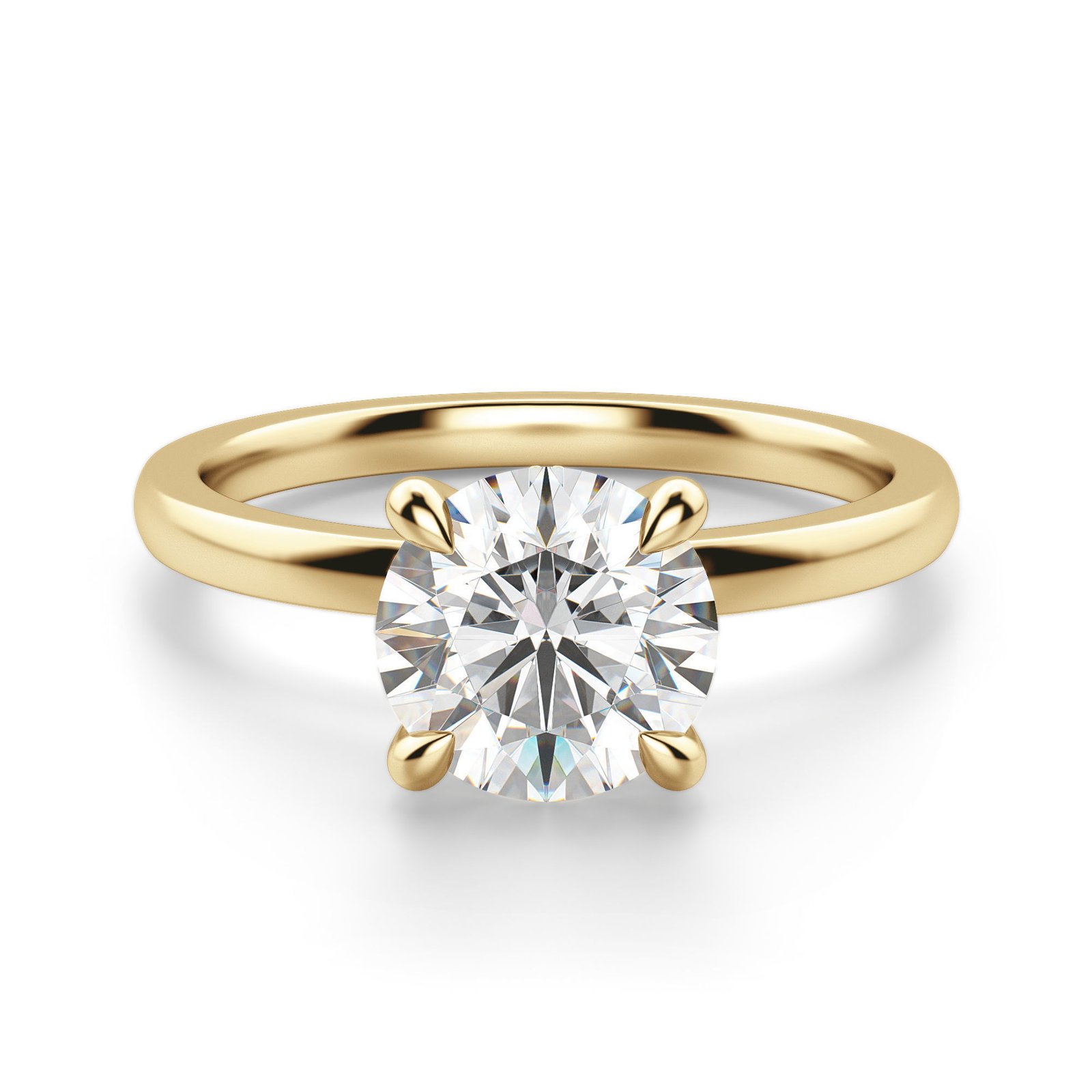 Solstice Round Cut Engagement Ring