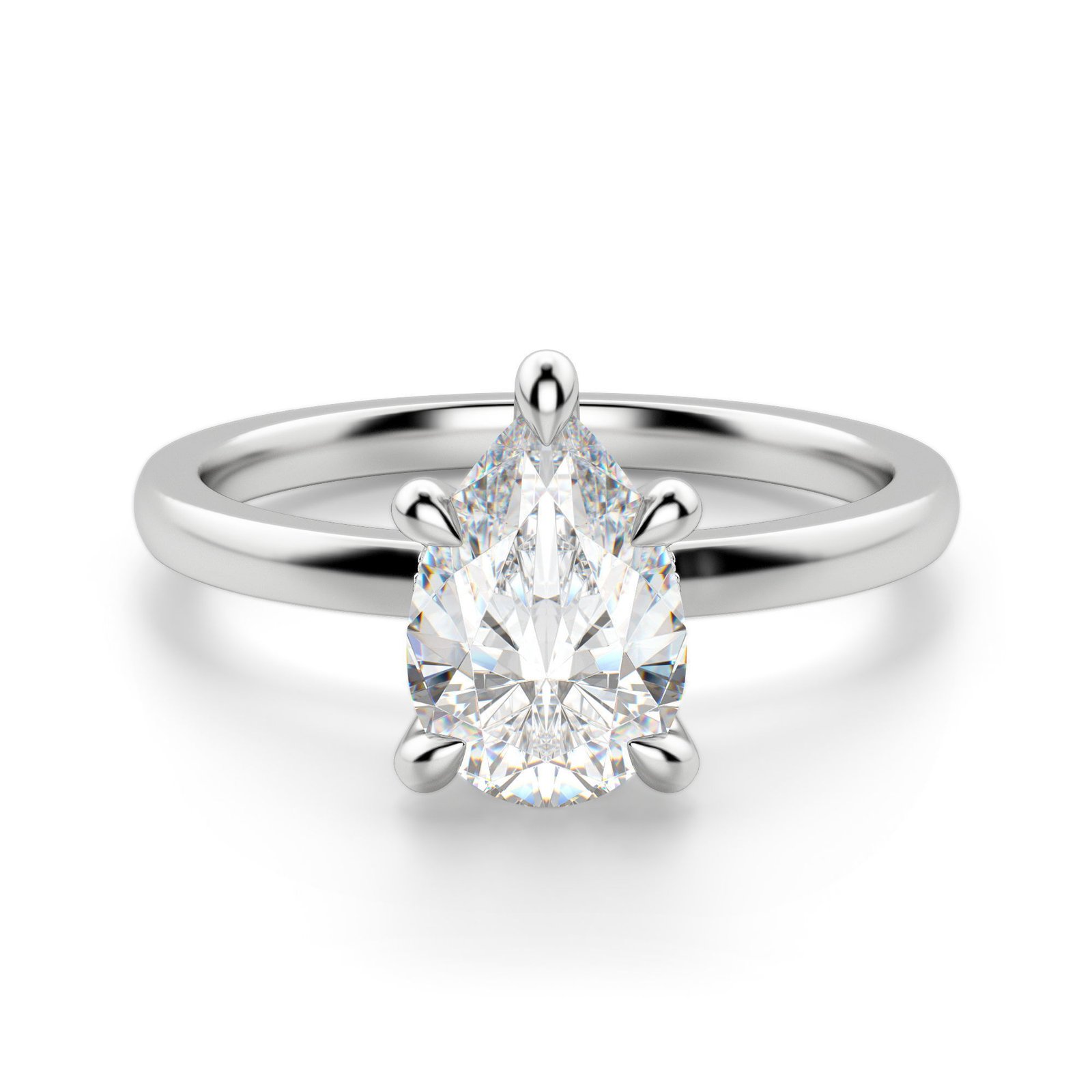 Solstice Pear Cut Engagement Ring