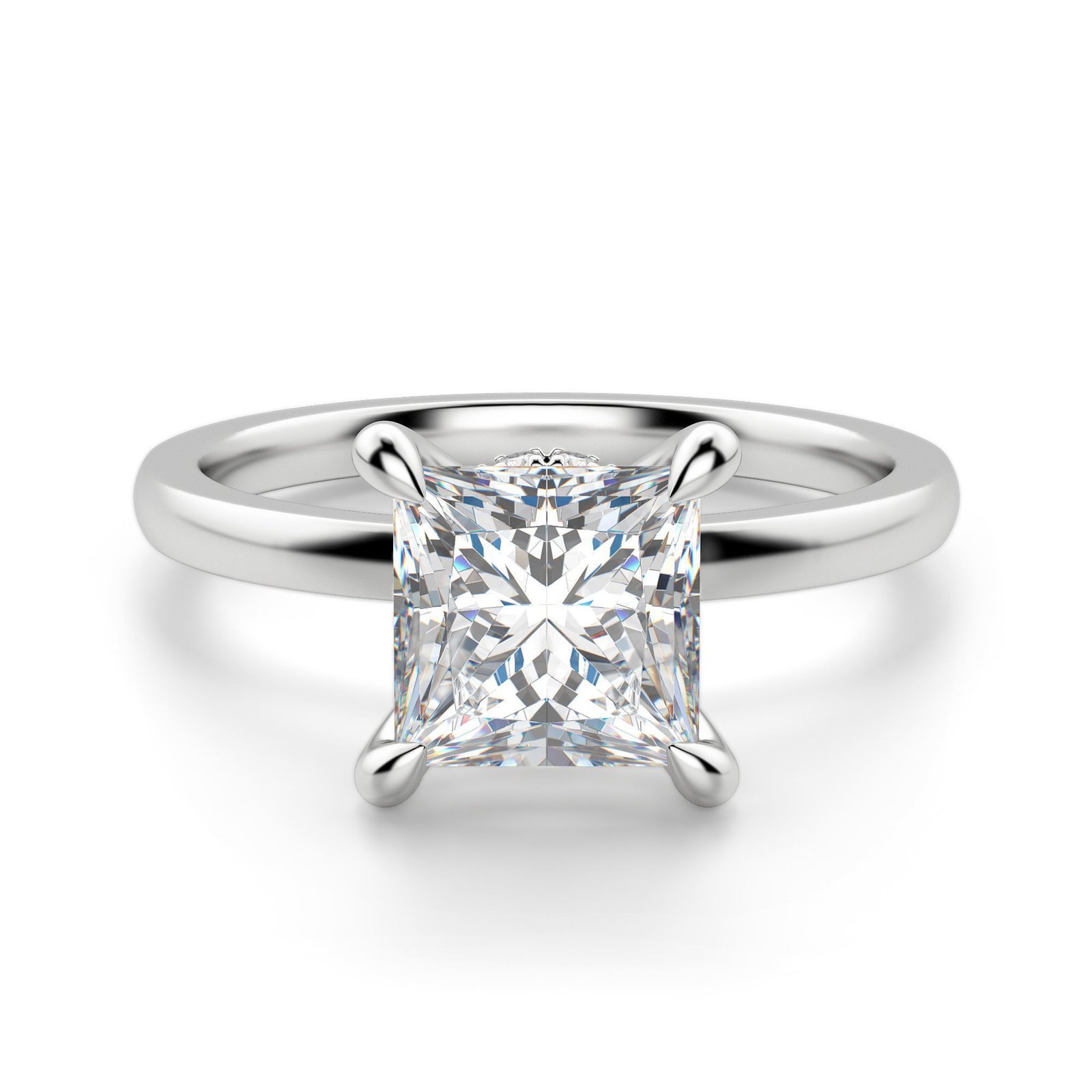 Solstice Princess Cut Engagement Ring