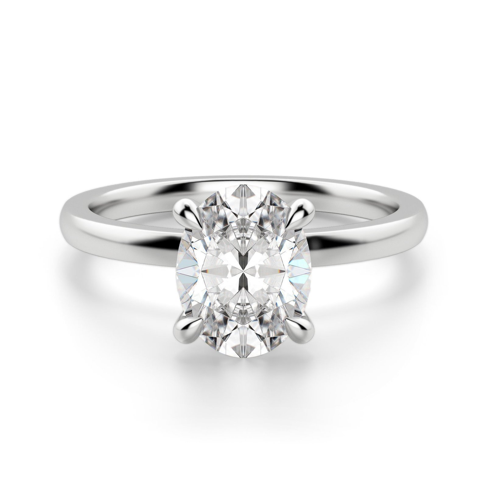 Solstice Oval Cut Engagement Ring