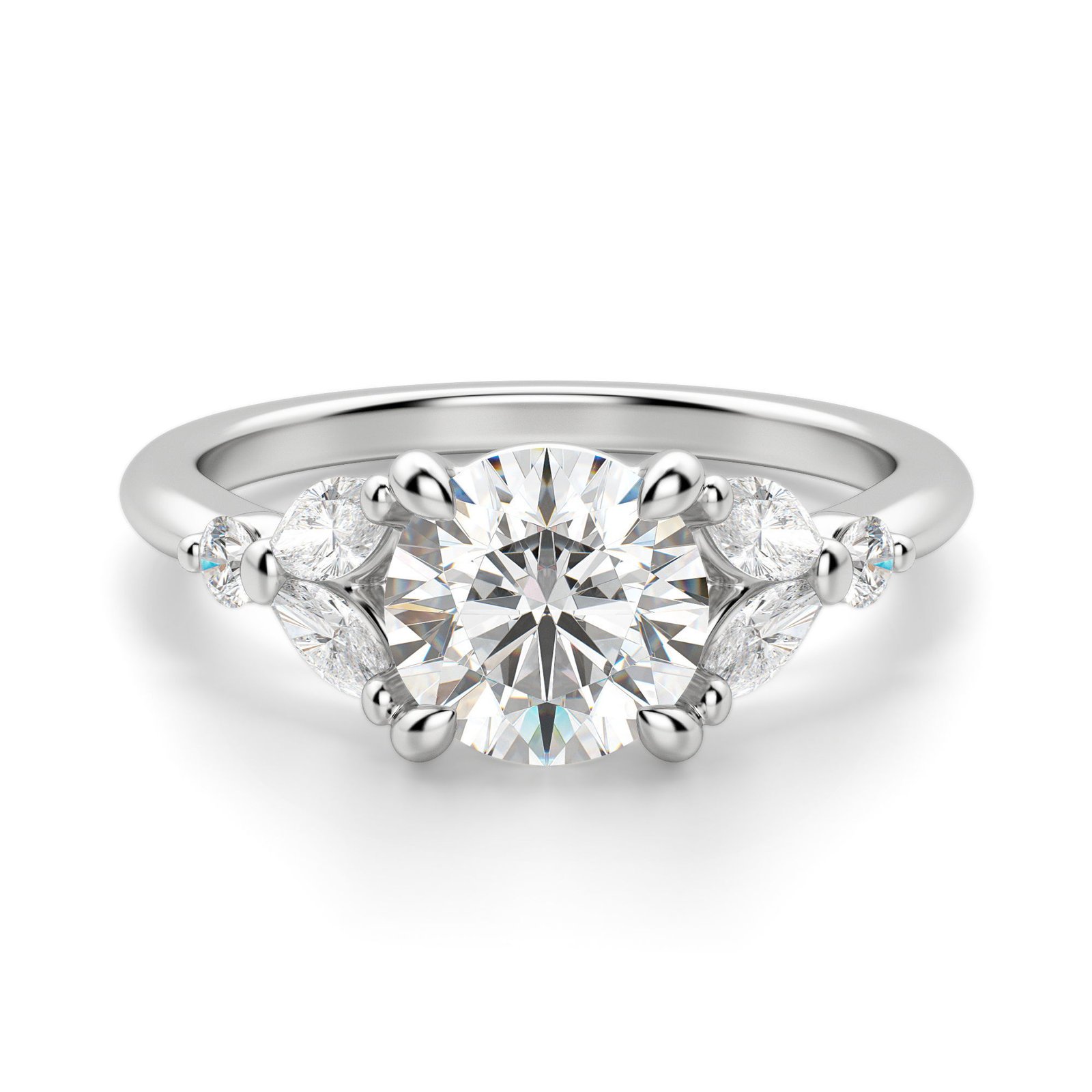 Haven Round Cut Engagement Ring