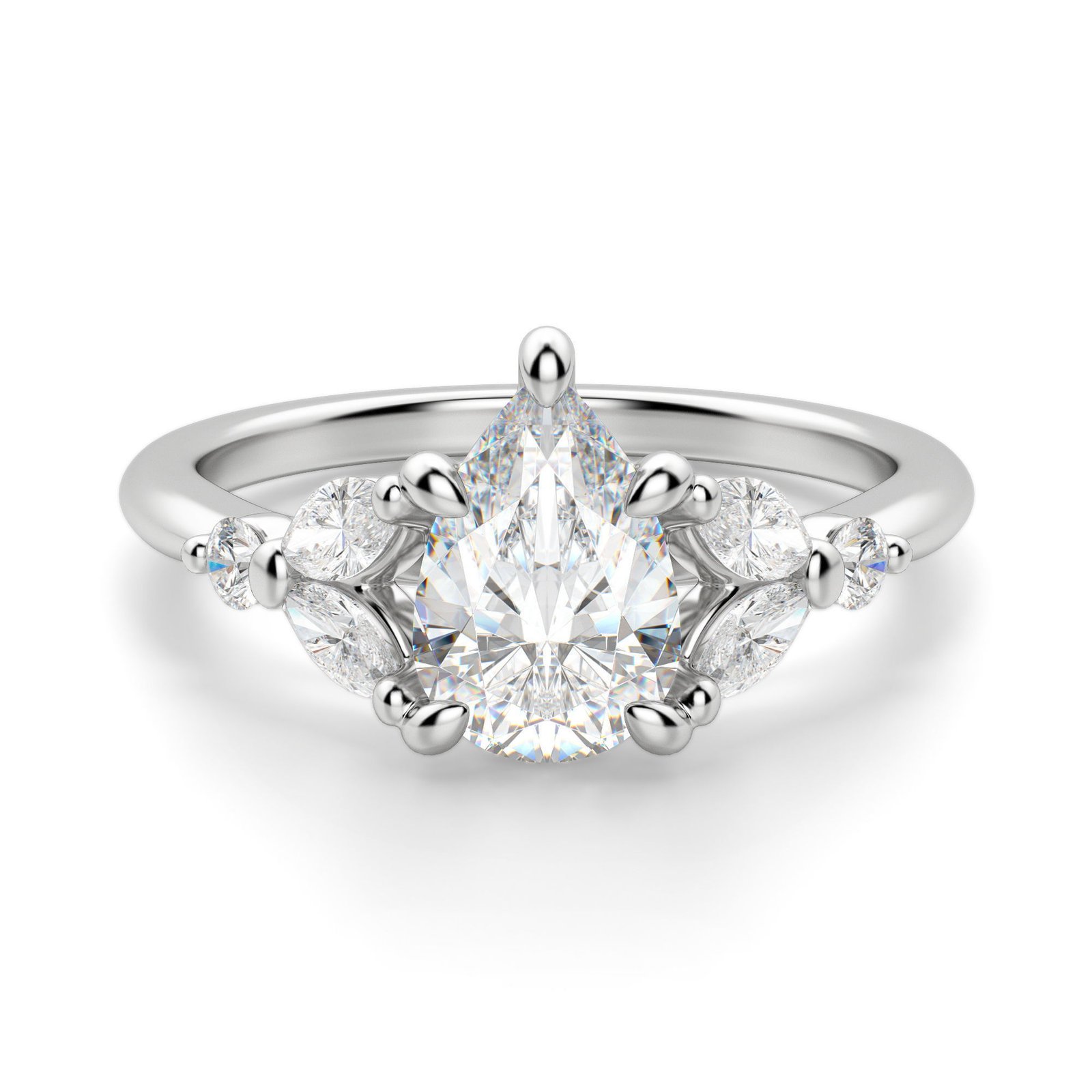 Haven Pear Cut Engagement Ring