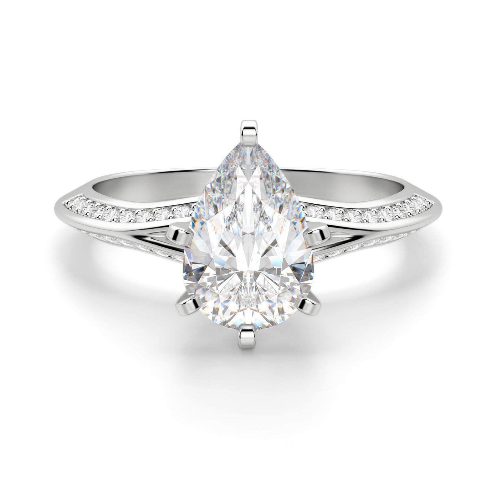 Irene Pear Cut Engagement Ring