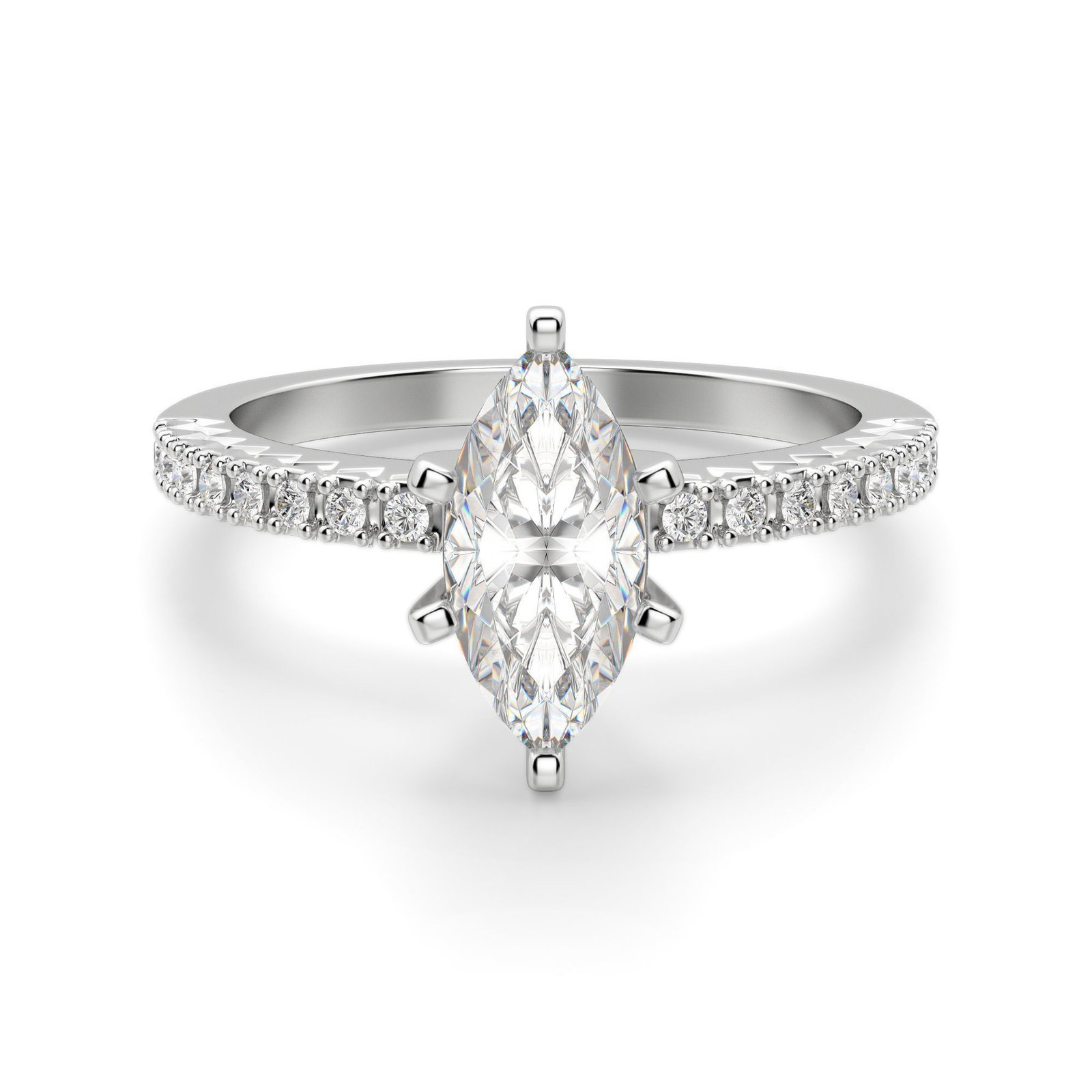 Angelix Marquise Cut Engagement Ring