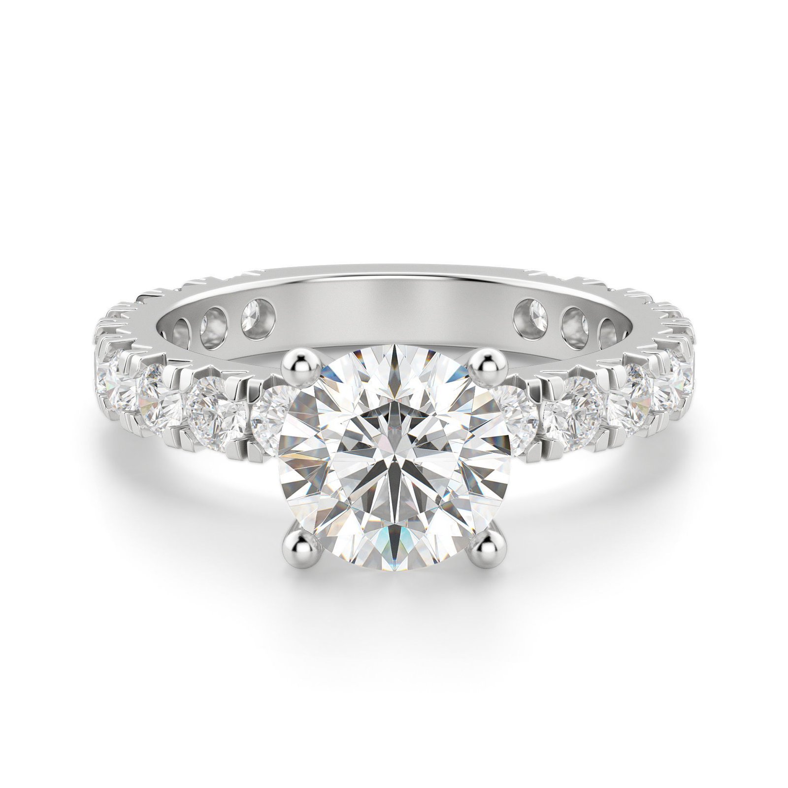 Gwyneth Round Cut Engagement Ring