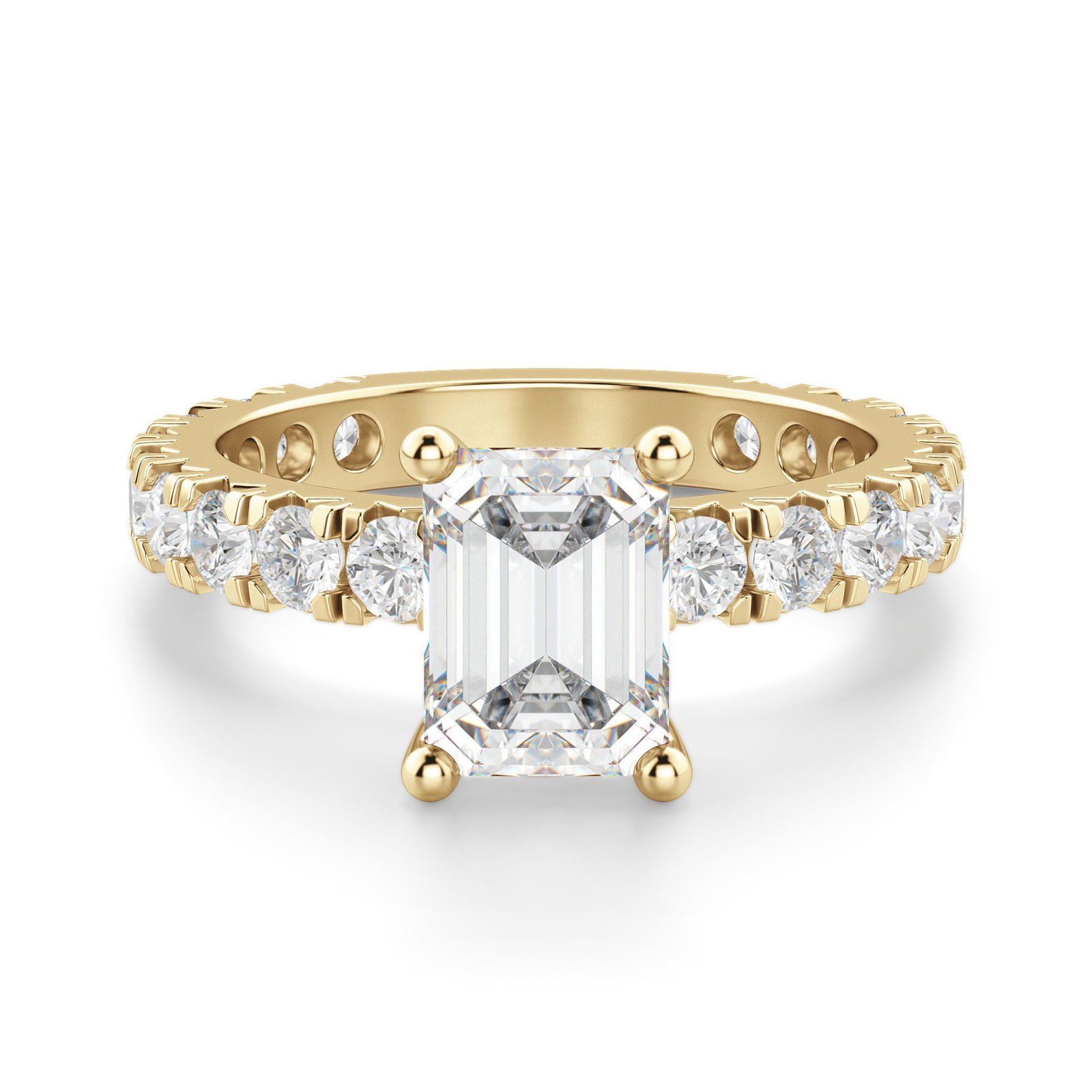 Gwyneth Emerald Cut Engagement Ring