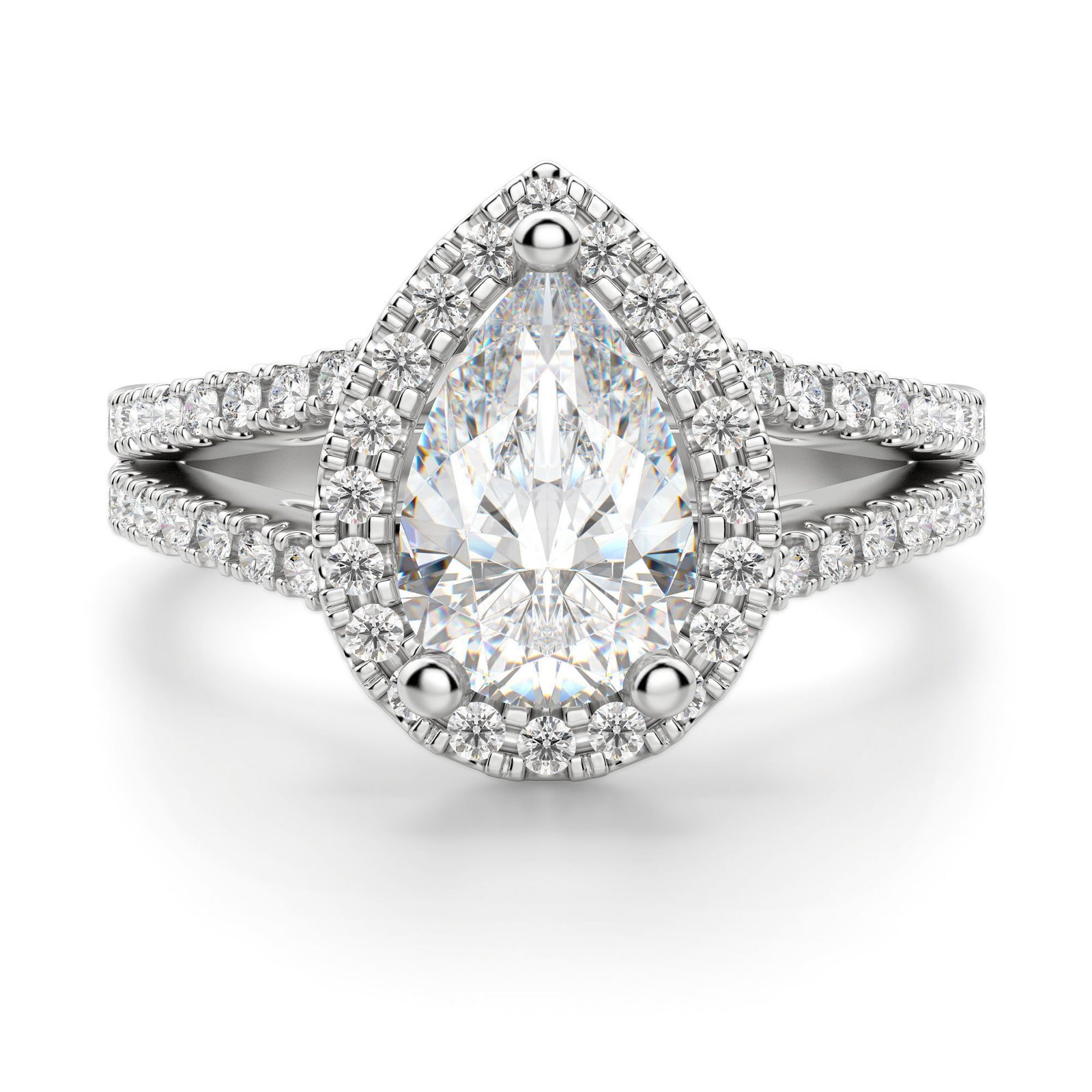 Palm Springs Pear Cut Engagement Ring