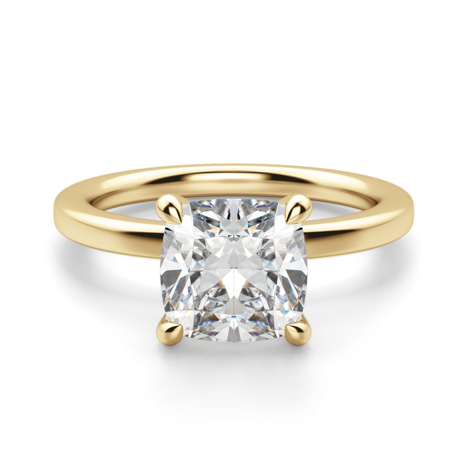 Arezzo Classic Cushion Cut Engagement Ring