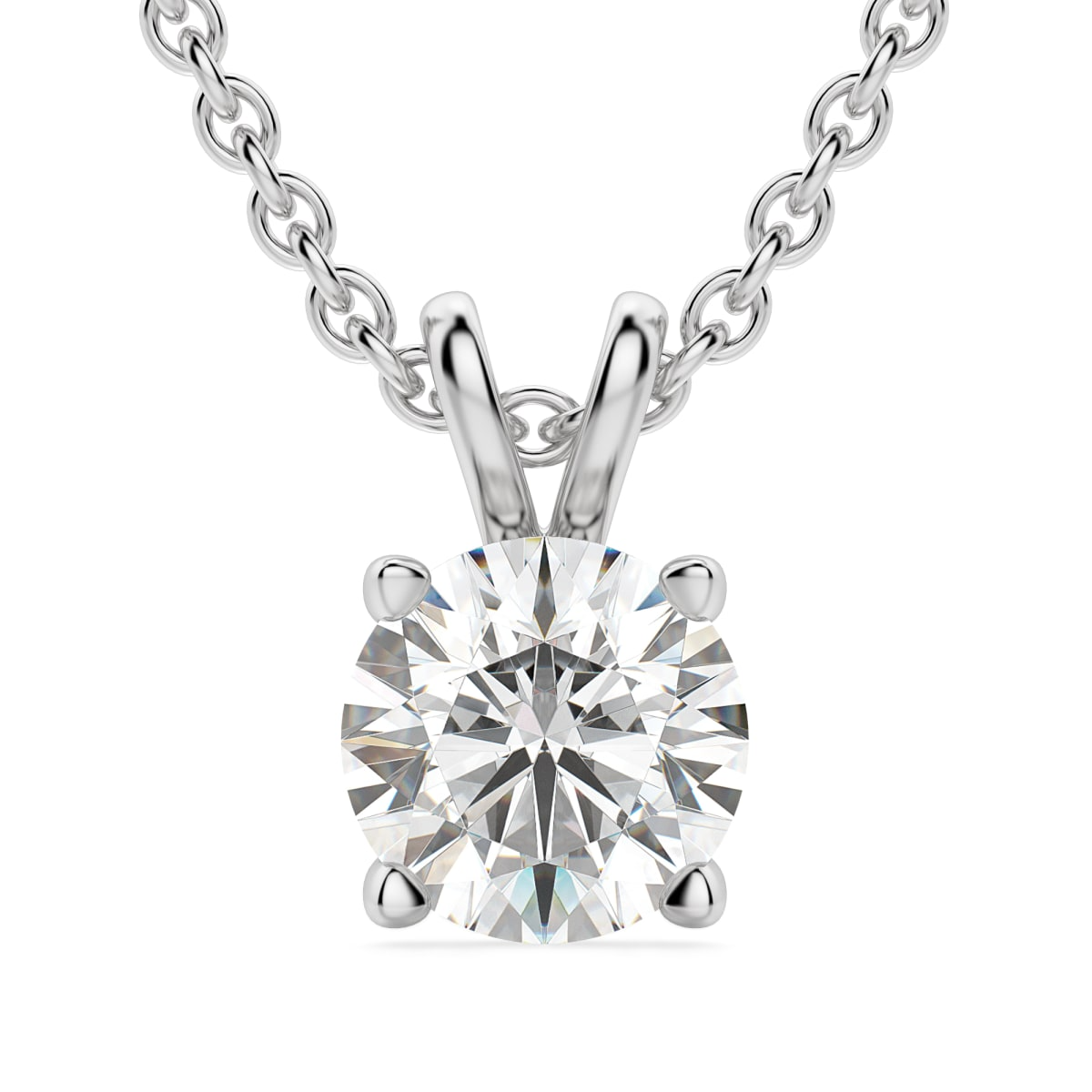Basket Set Pendant Round Cut
