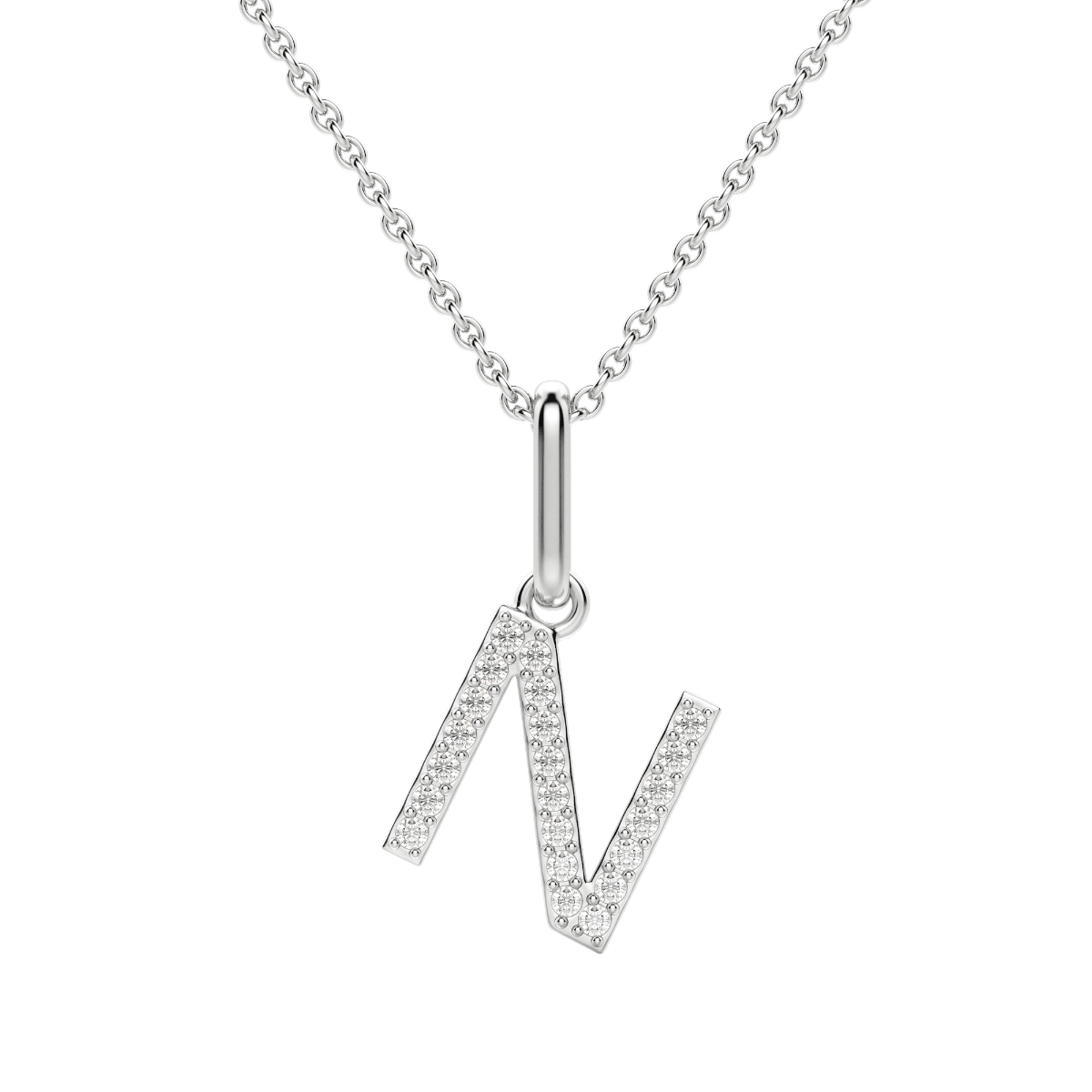 “N” Initial Pendant