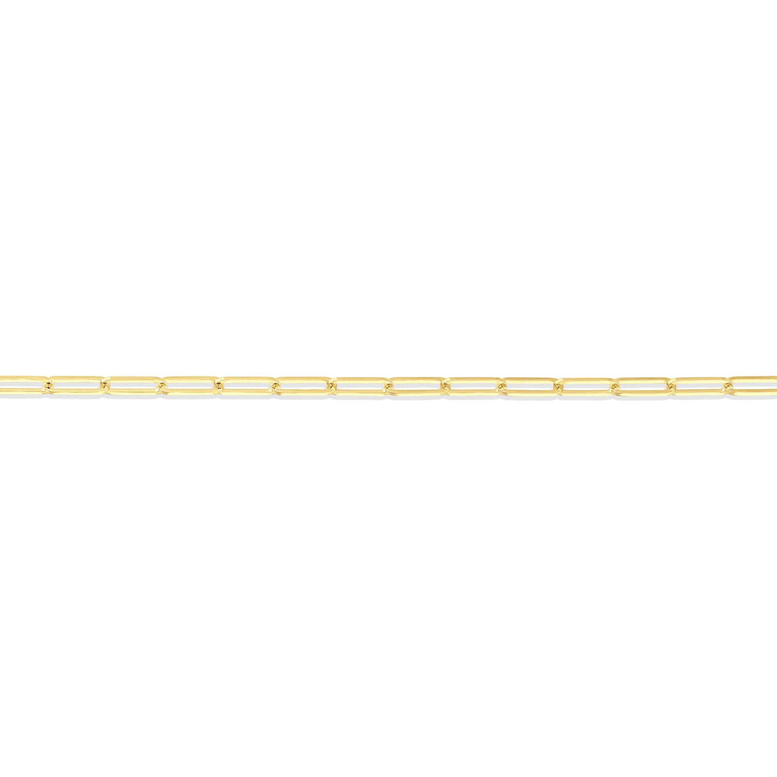 Paper Clip Chain Bracelet 2.10 MM
