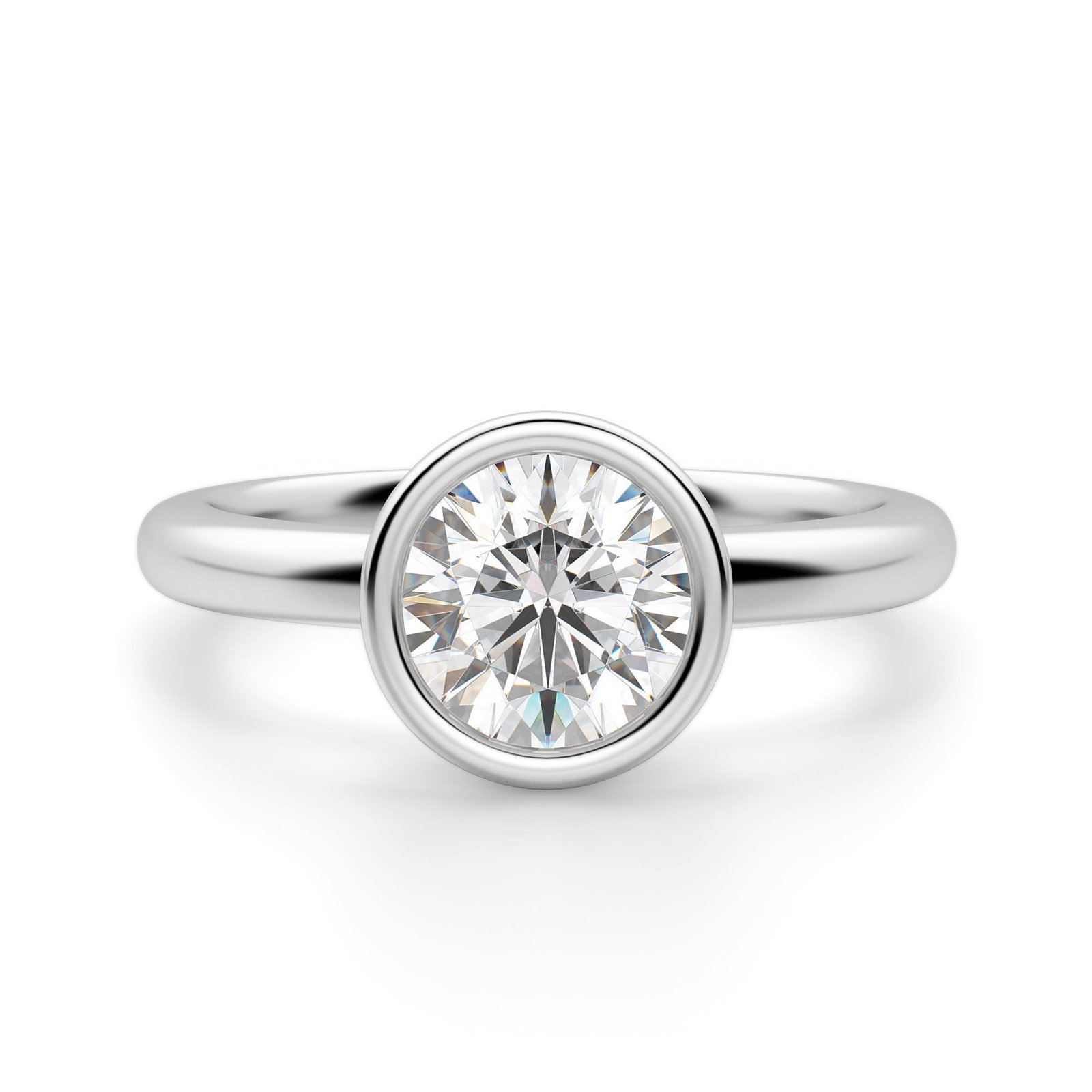 Marseille Round Cut Engagement Ring