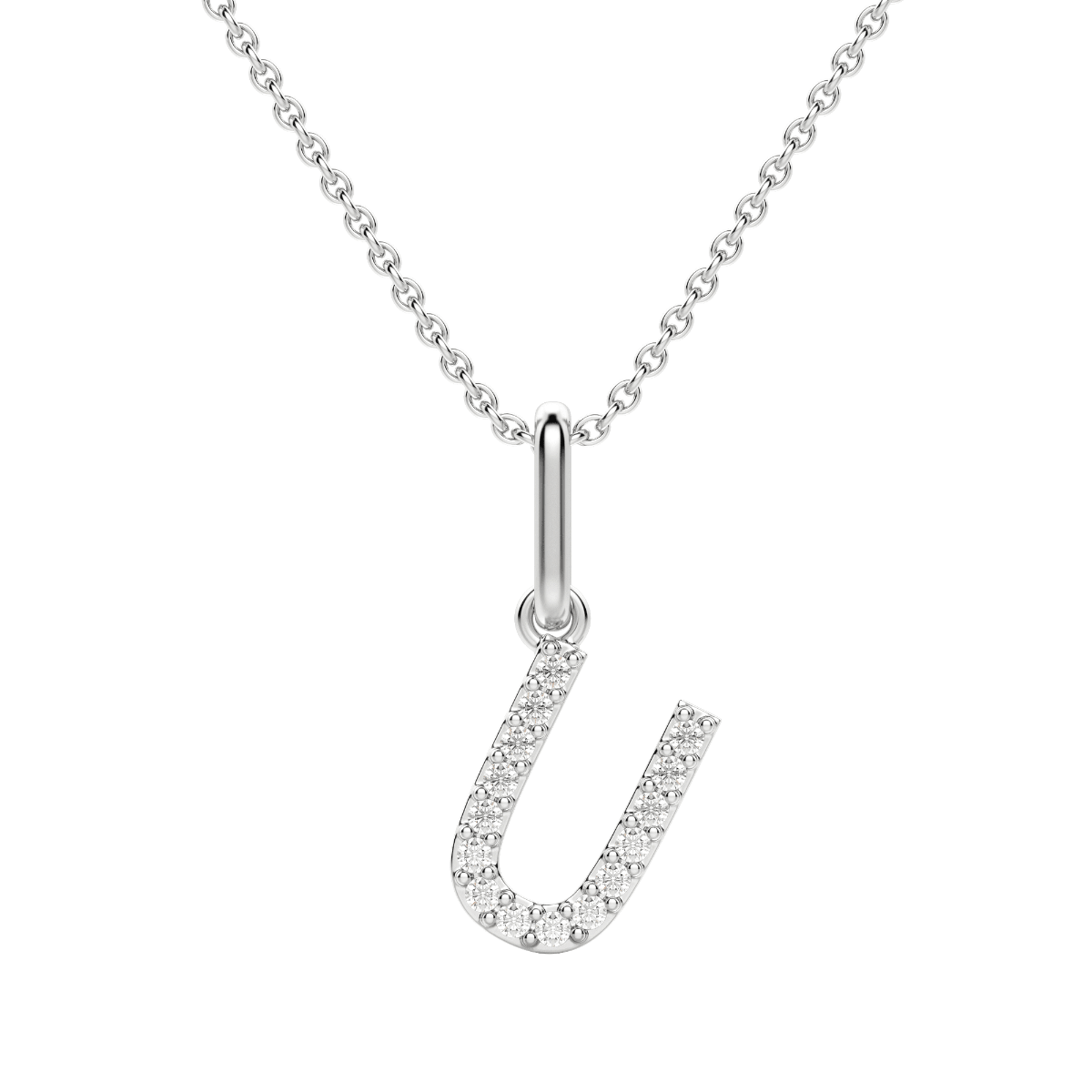 “U” Initial Pendant