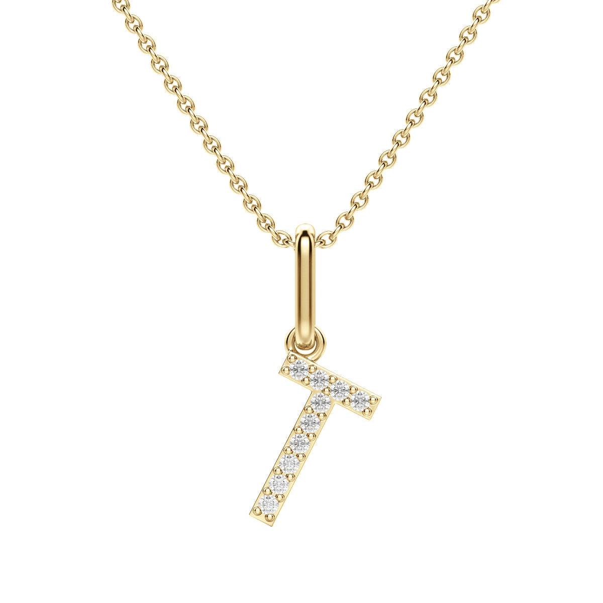 “T” Initial Pendant