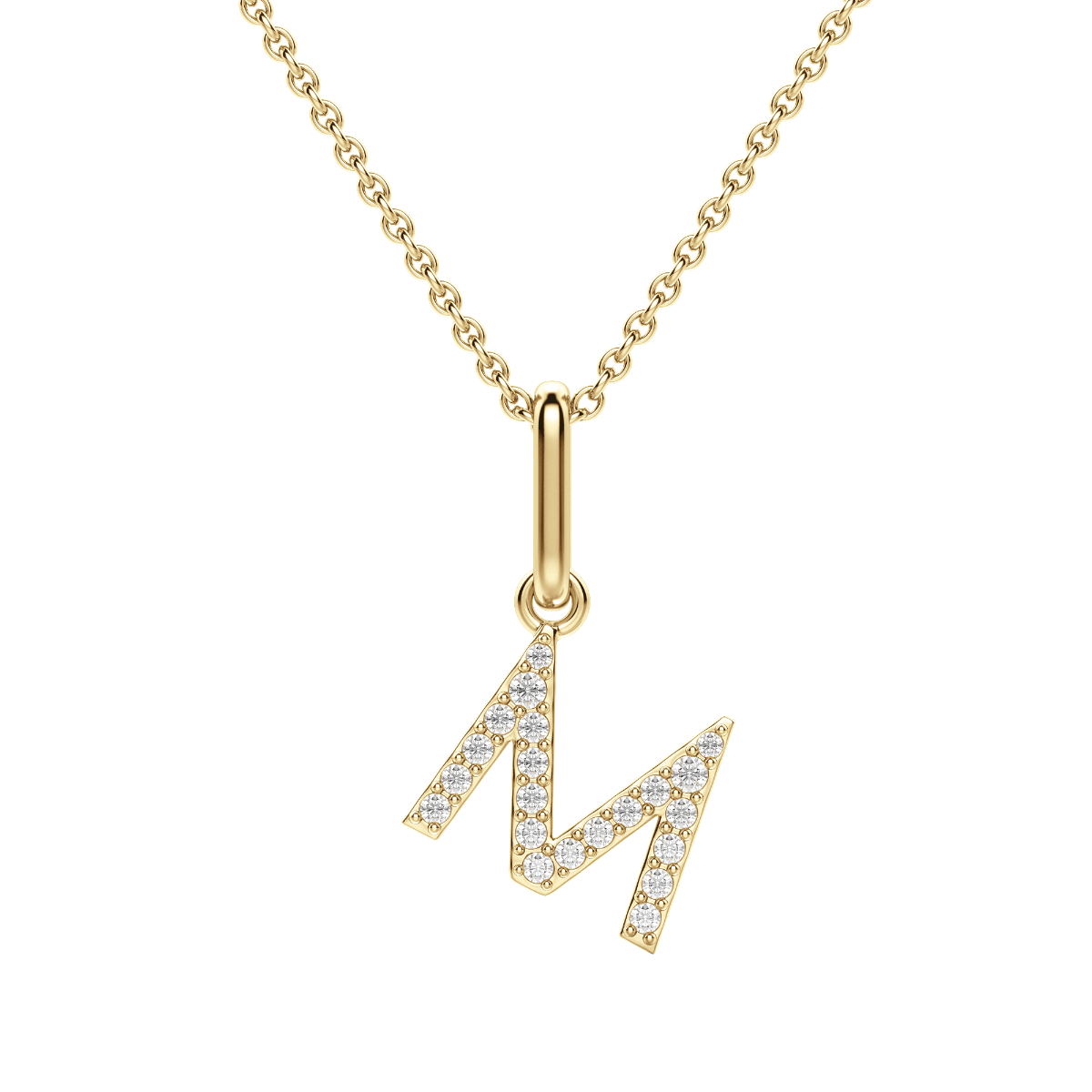 “M” Initial Pendant