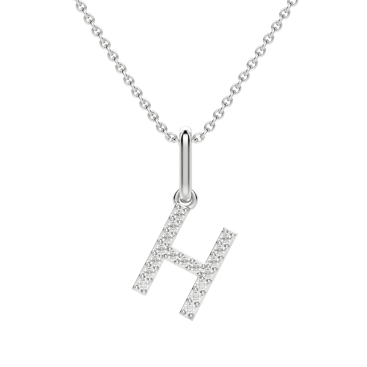 “H” Initial Pendant