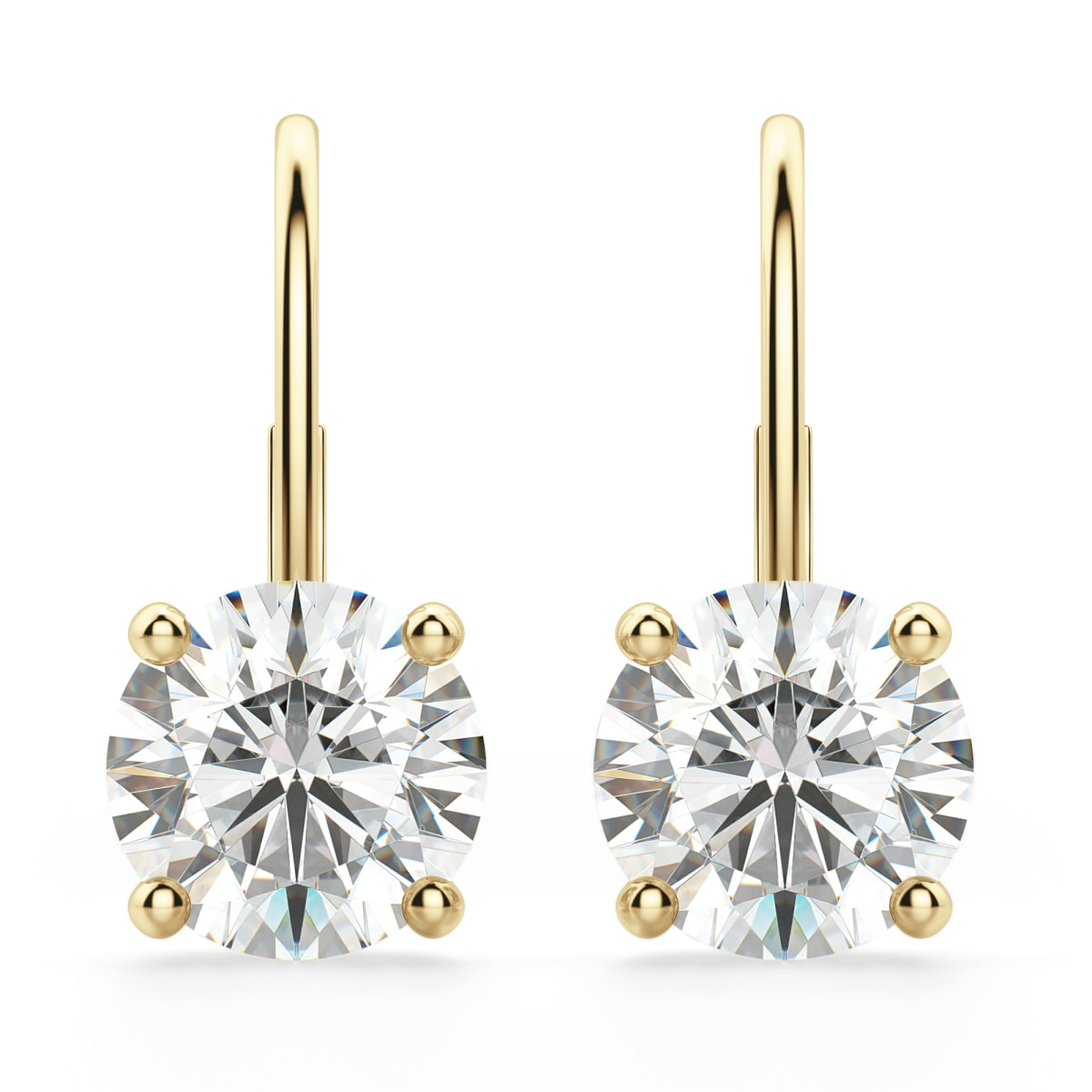 Renee Earrings Round Cut 0.30 tcw