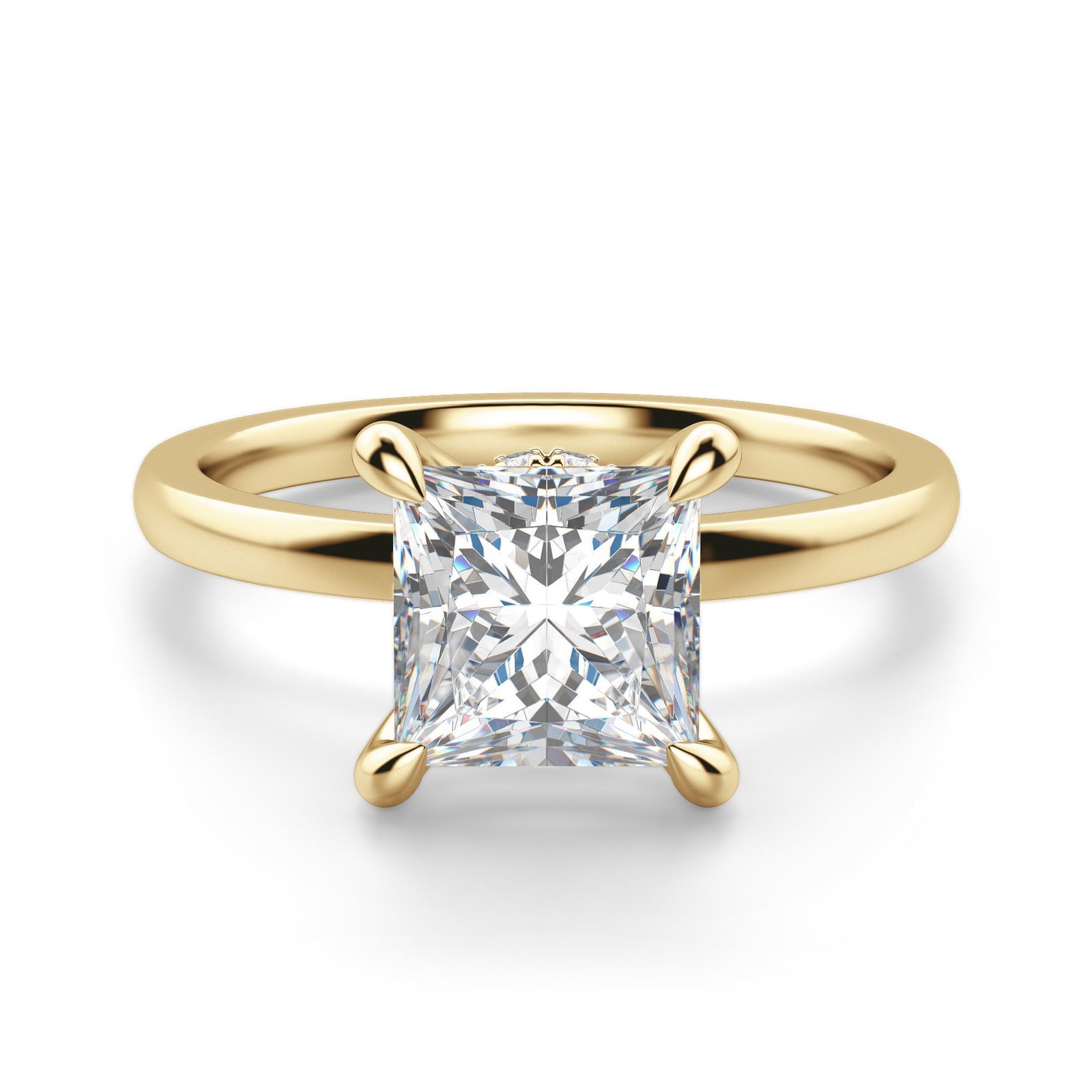 Solstice Princess Cut Engagement Ring