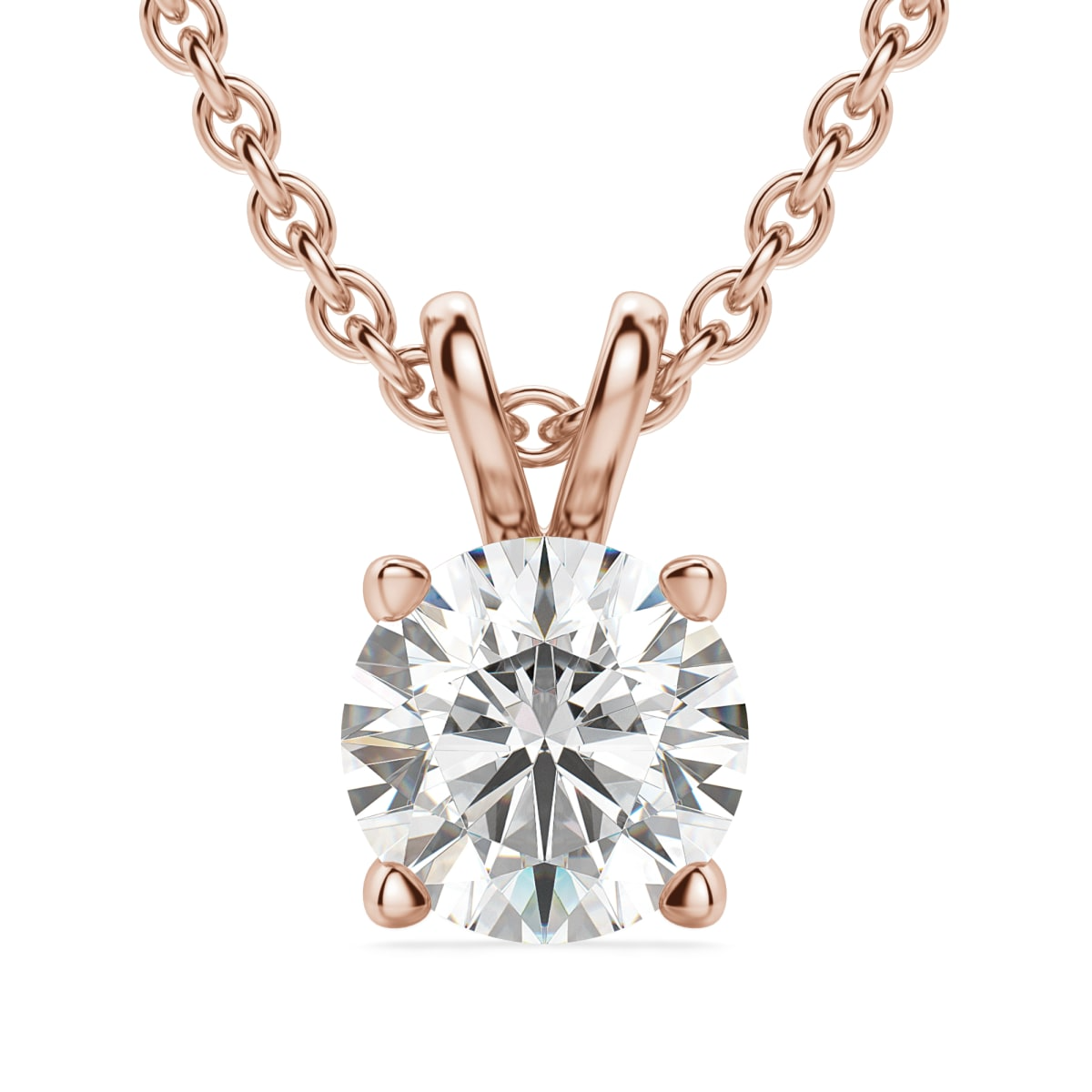 Basket Set Pendant Round Cut