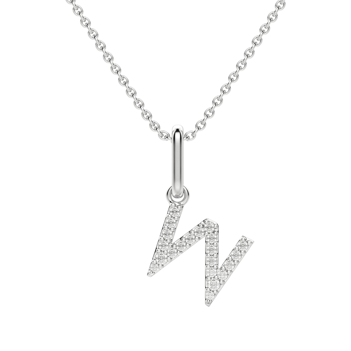 “W” Initial Pendant