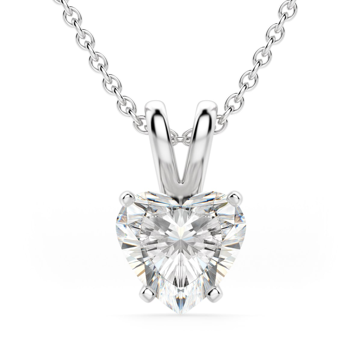 Basket Set Pendant Heart Cut