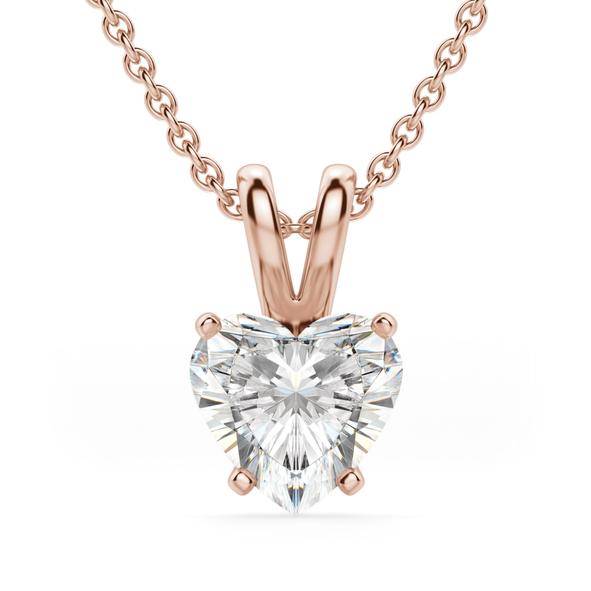 Basket Set Pendant Heart Cut
