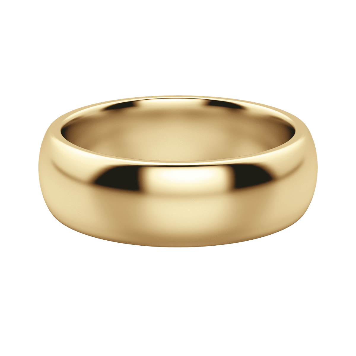 Classic Comfort Band 6 MM 14K Yellow Gold
