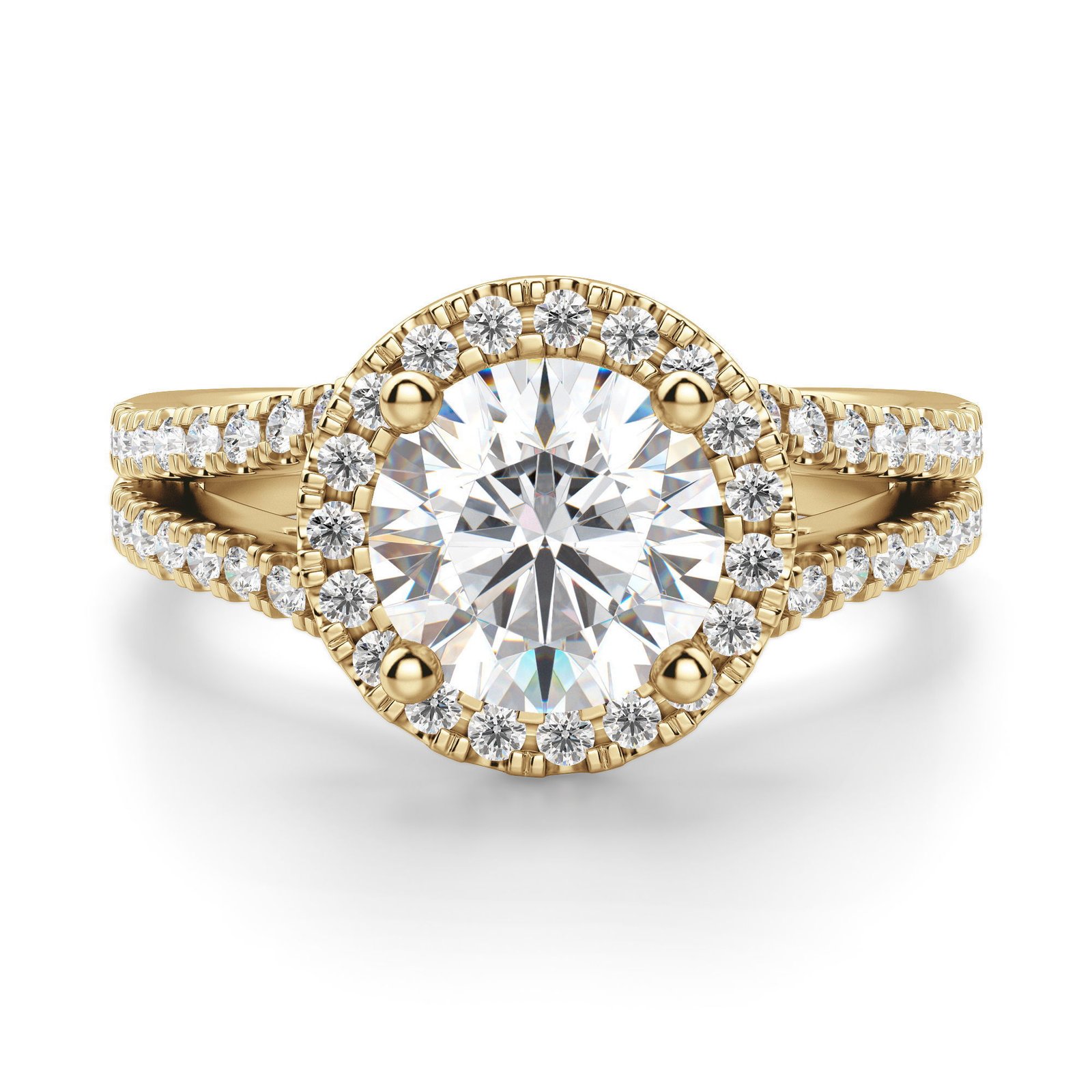 Palm Springs Round Cut Engagement Ring