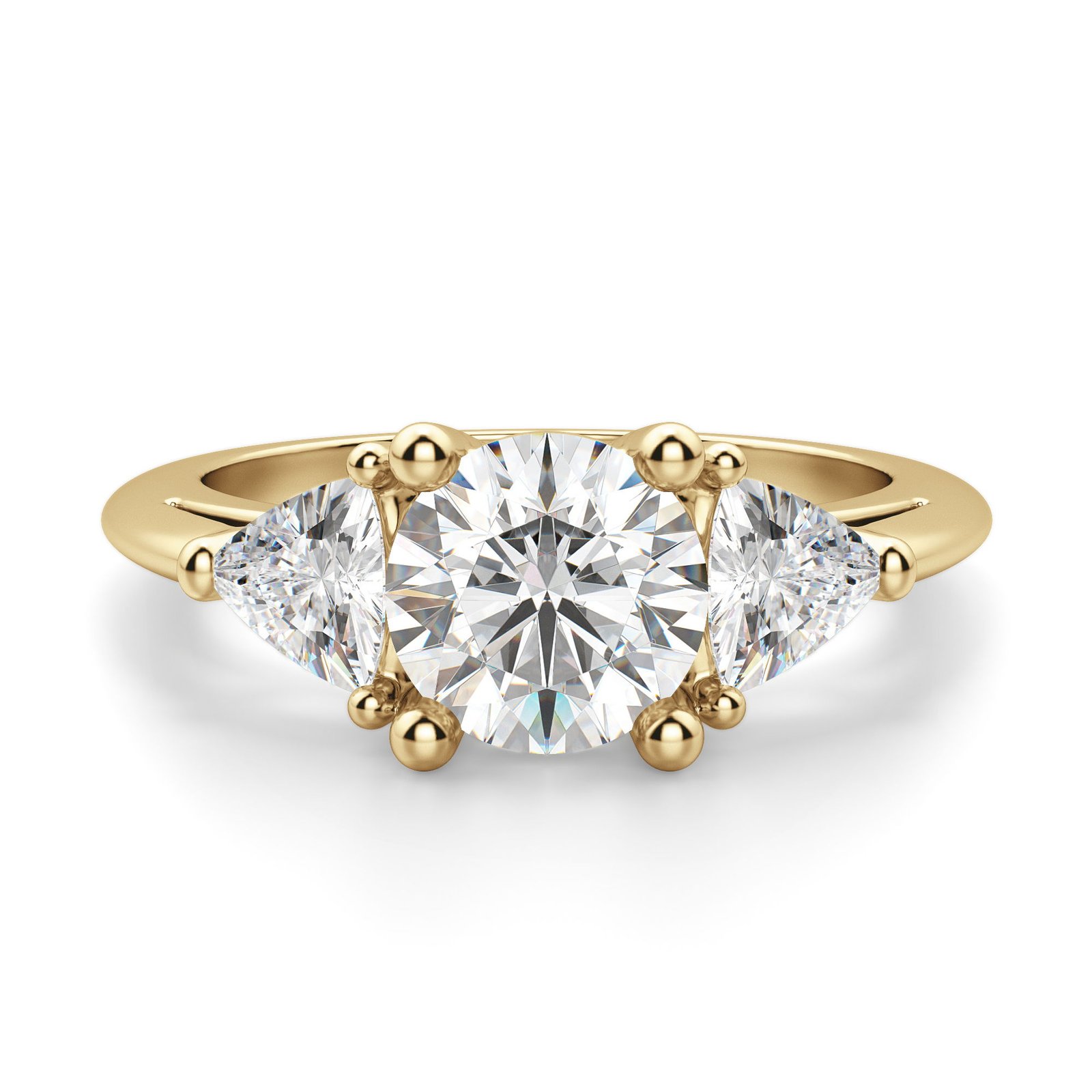 Timeless Round Cut Engagement Ring